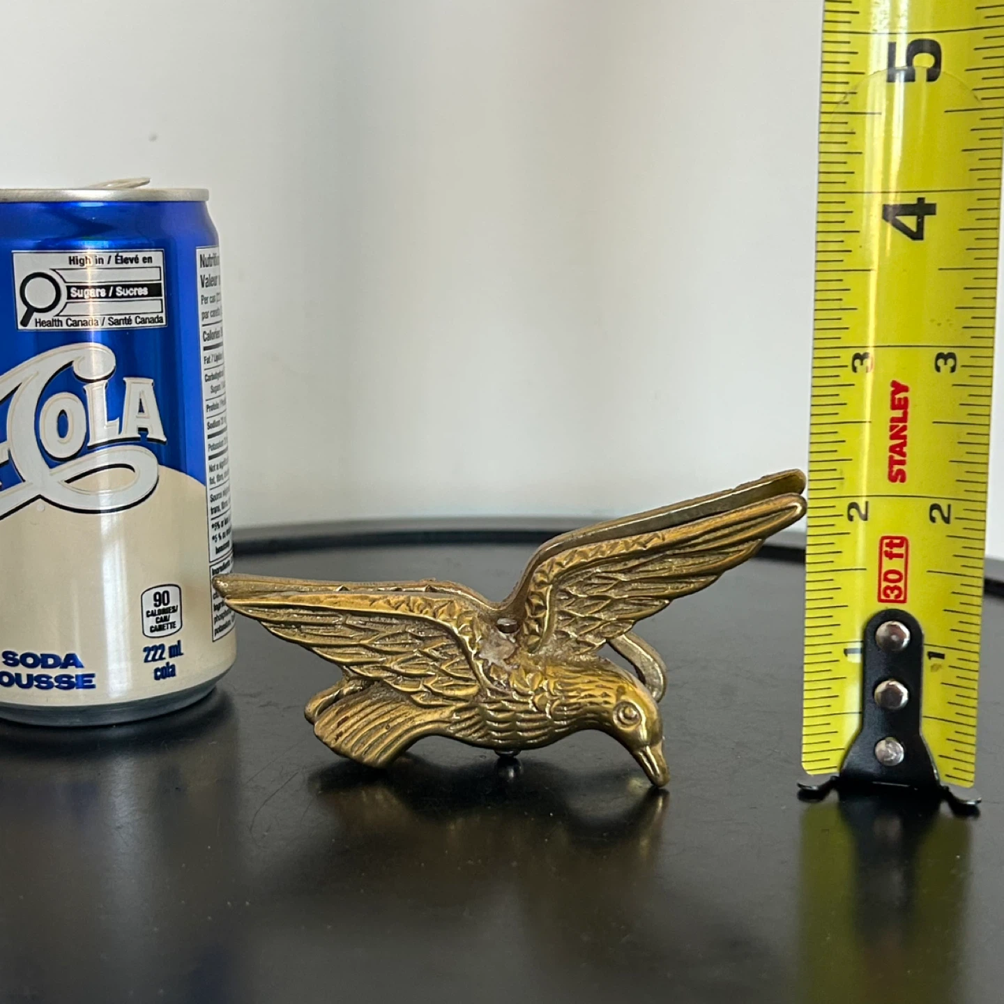 Vintage Solid Brass Bird Paper Clip / Desk Accessory - photo 2