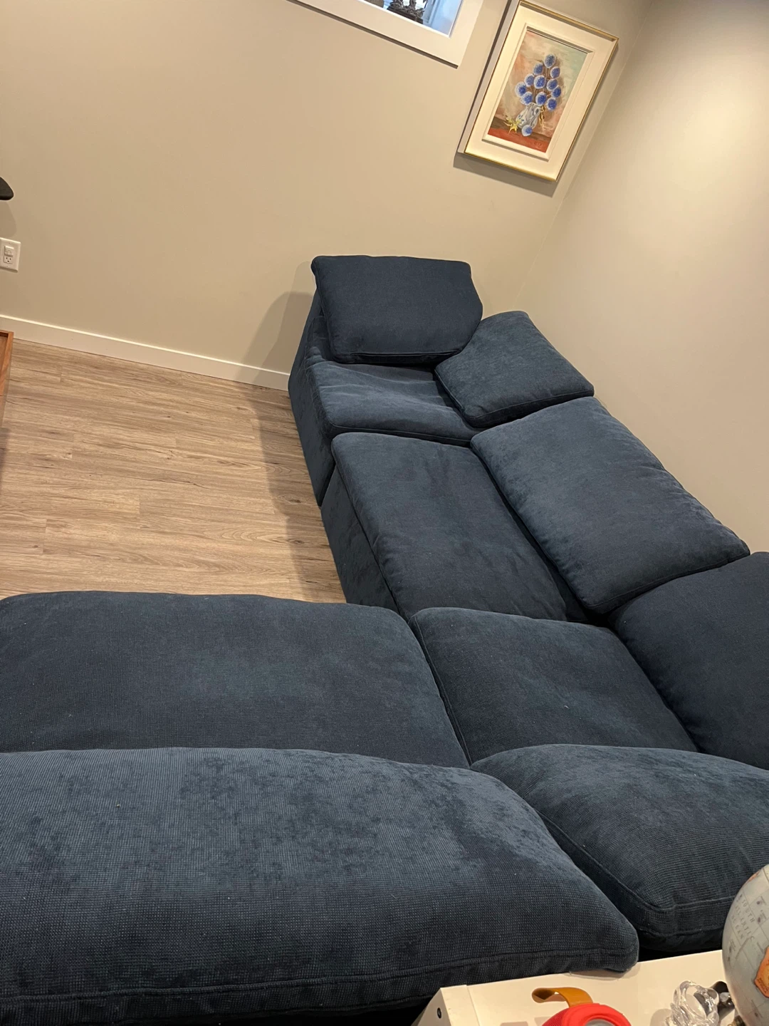 Navy Blue Sectional Couch