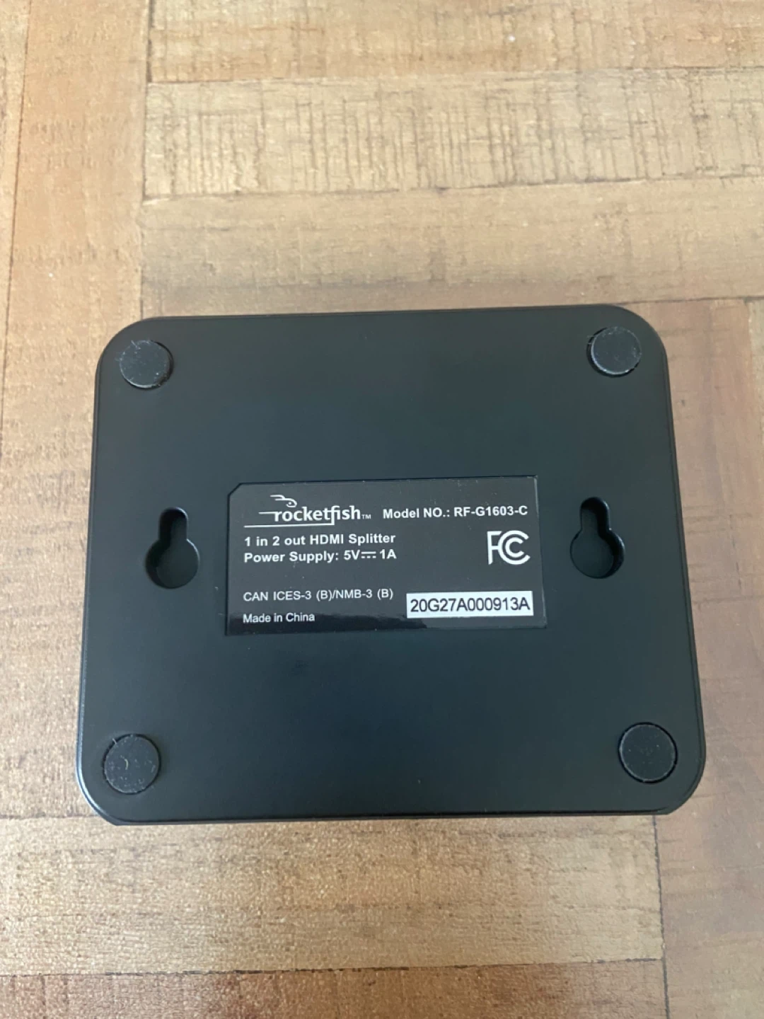 Rocketfish 2-Output HDMI Splitter with 4K and HDR Compatible - photo 3