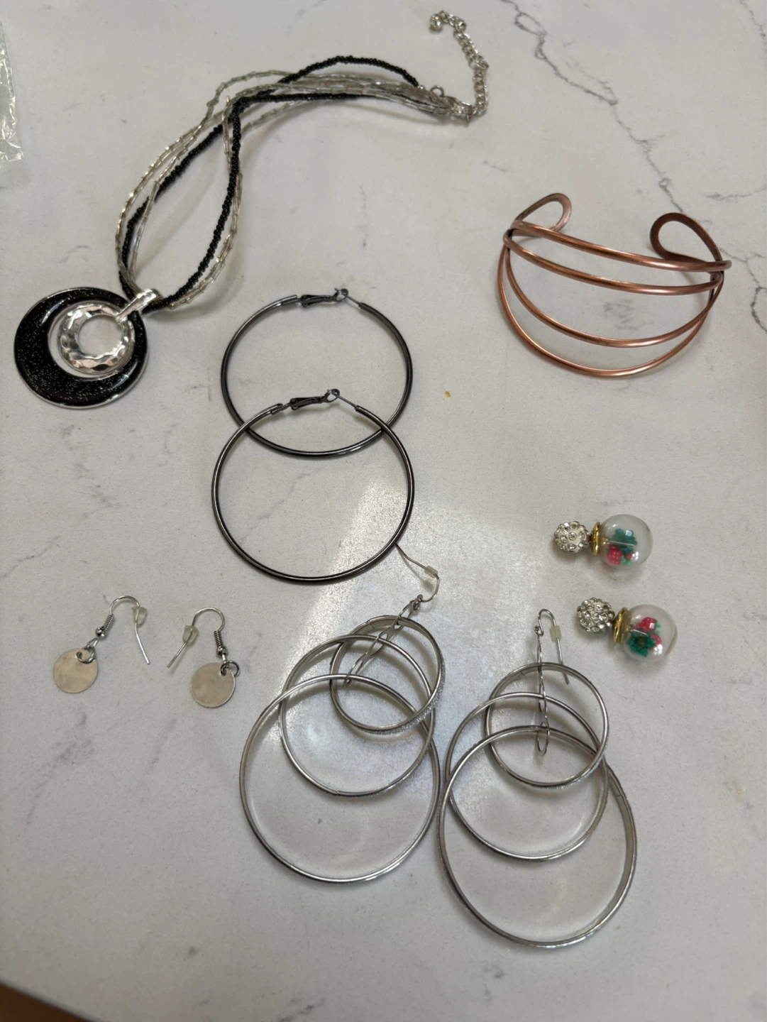 Assorted Jewelry  - Necklace and Earrings