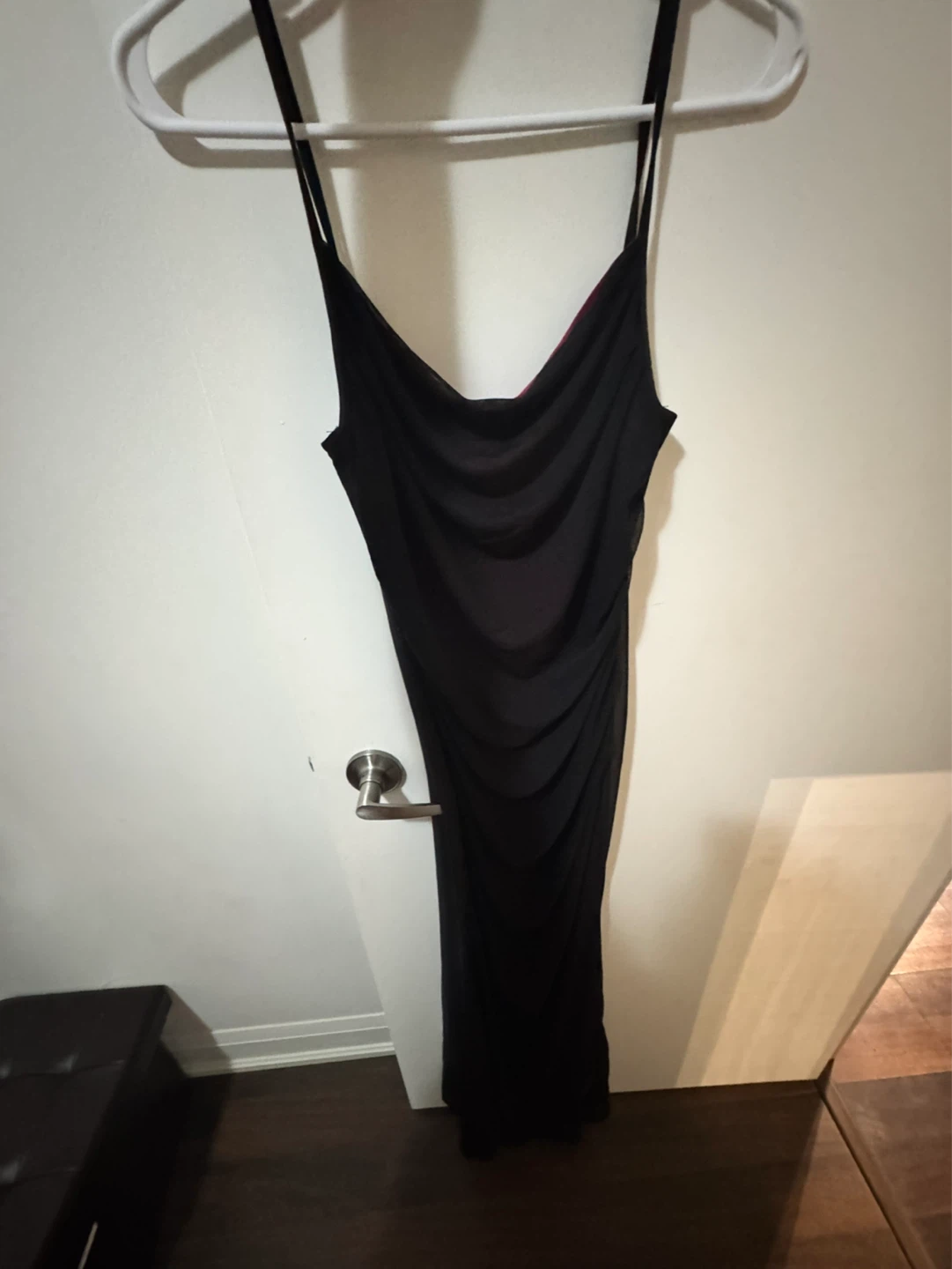 Black Spaghetti Strap Maxi Dress