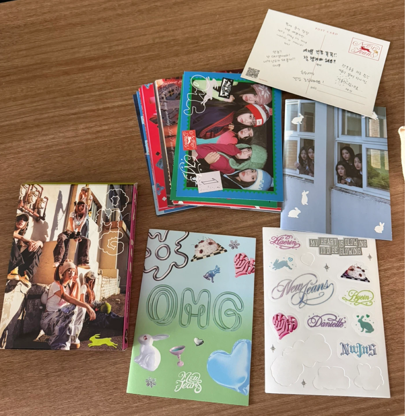 NewJeans OMG message card album - photo 4