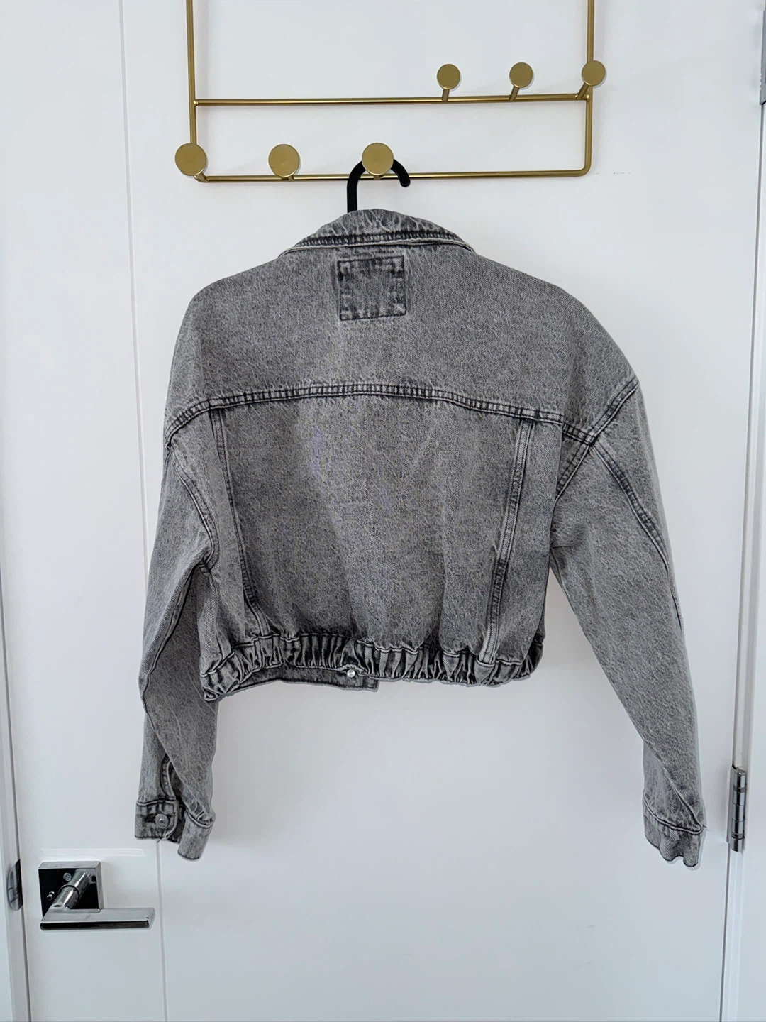 Cropped Denim Jacket - photo 3