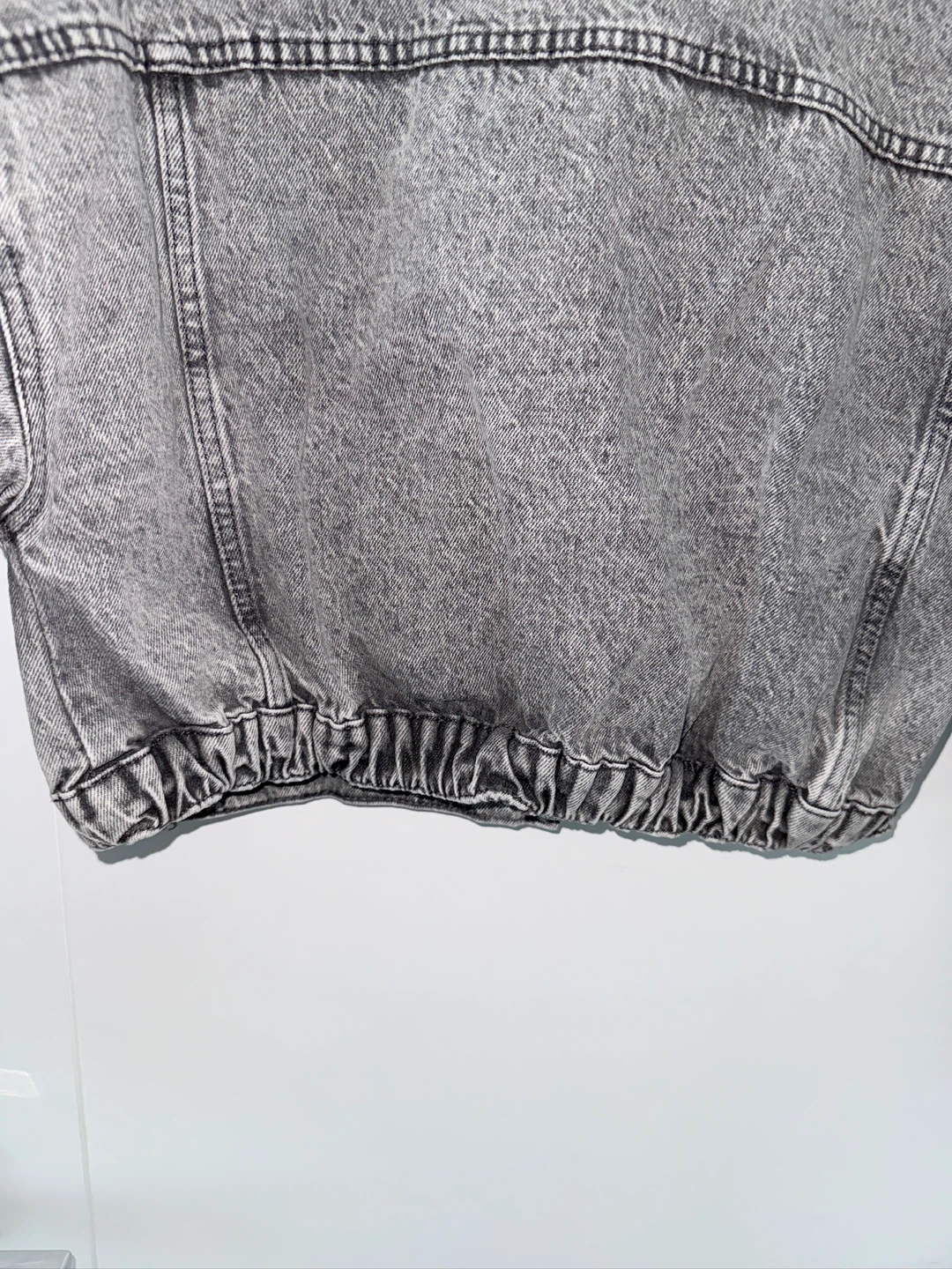 Cropped Denim Jacket - photo 4