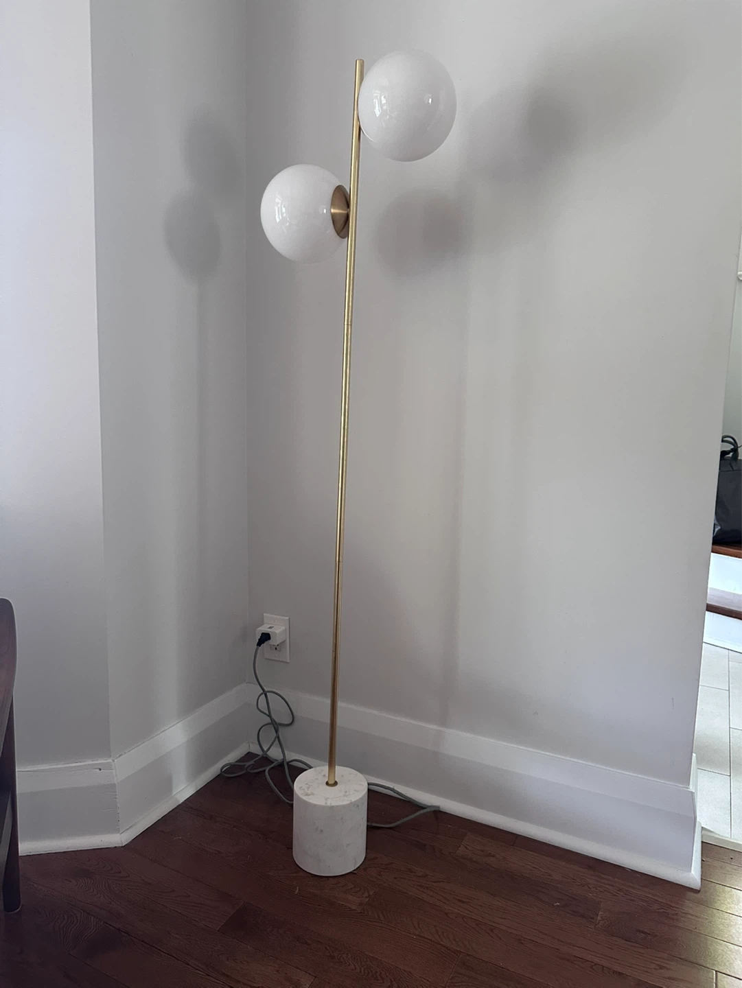 West Elm Floor Lamp - Sphere & Stem 2-Light - photo 3