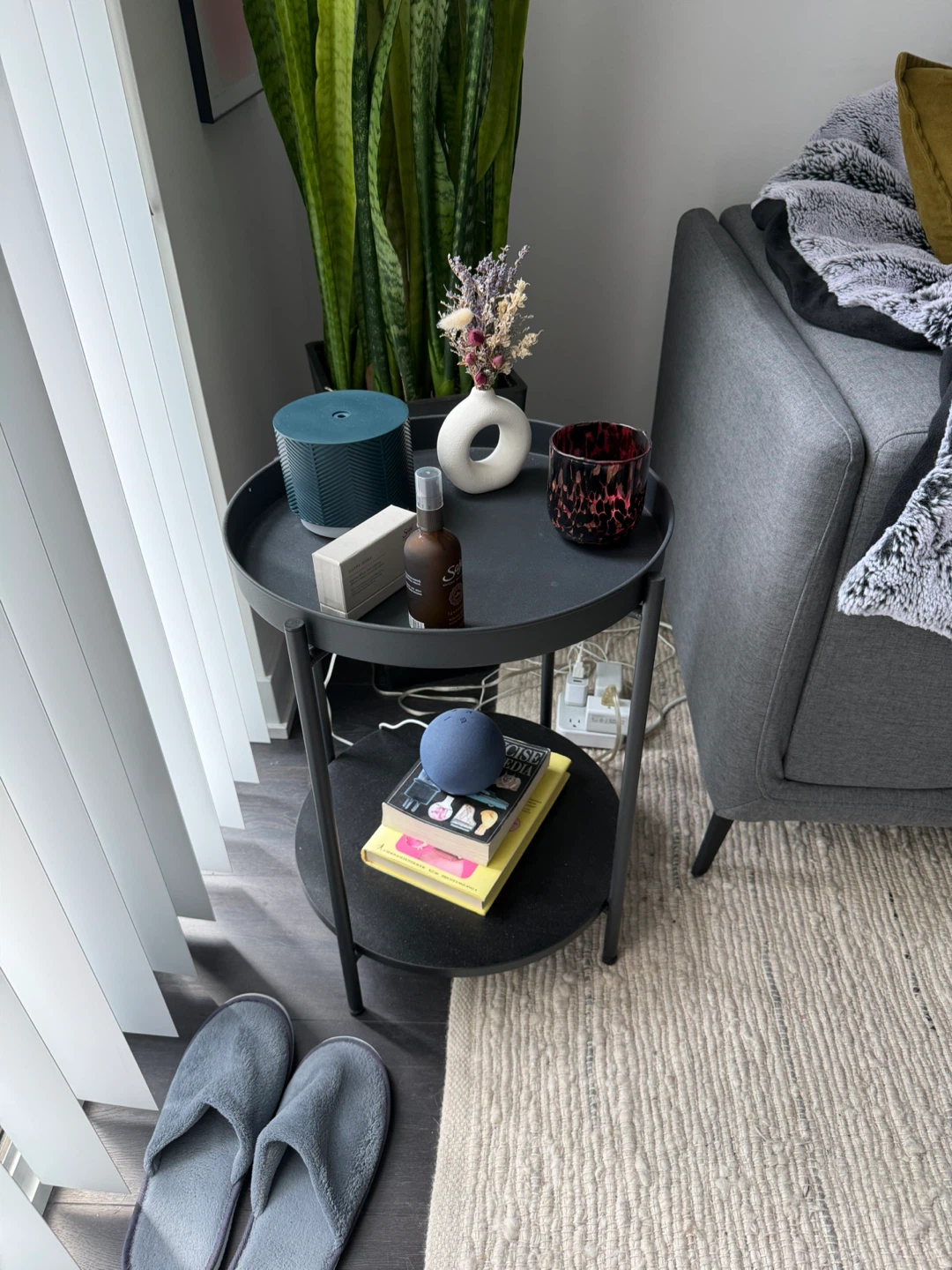 Metal Round Side Table