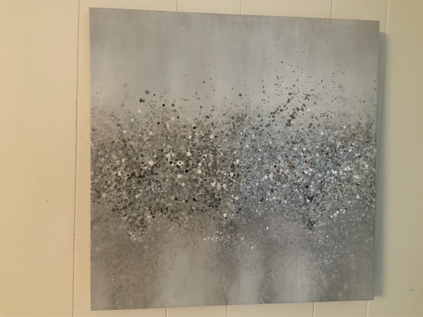 Abstract Glitter Wall Art