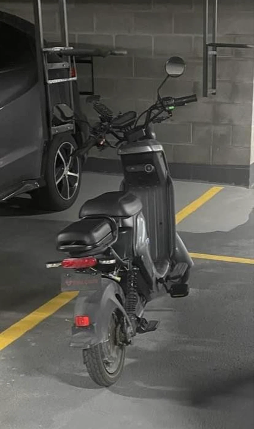 Gray Electric Scooter