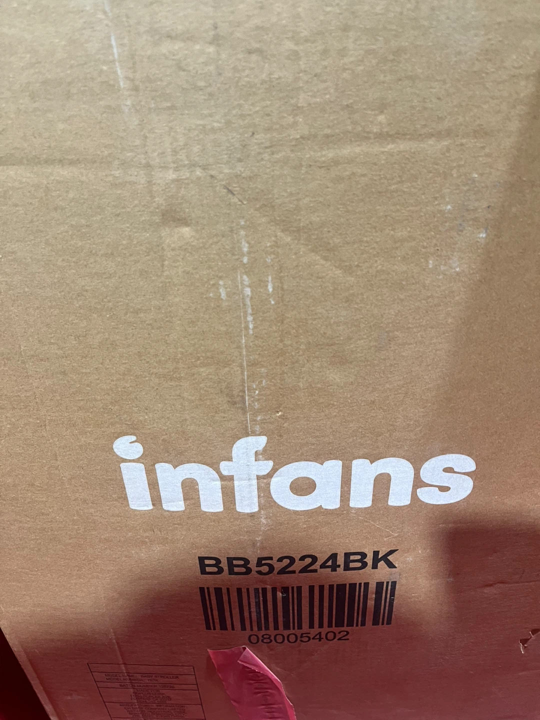 Infans BB5224BK Stroller - Black - photo 3