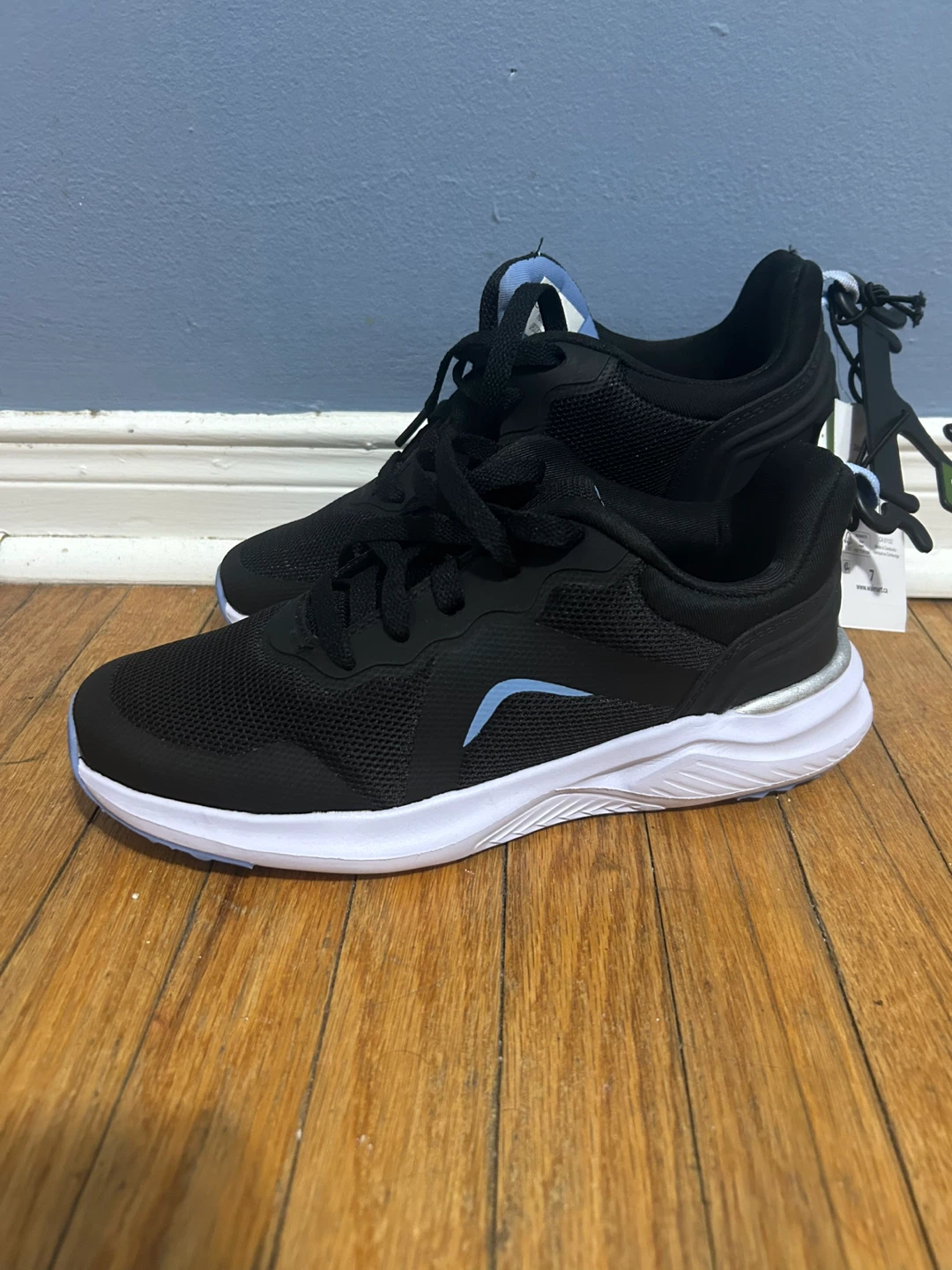 Brand New Athletic Works Black Mesh Running Shoes