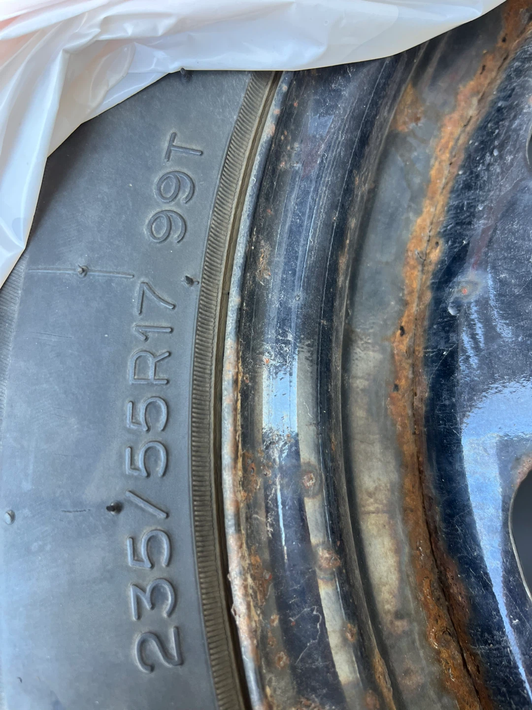4      235/55R17 99T Tires with Rim - photo 2