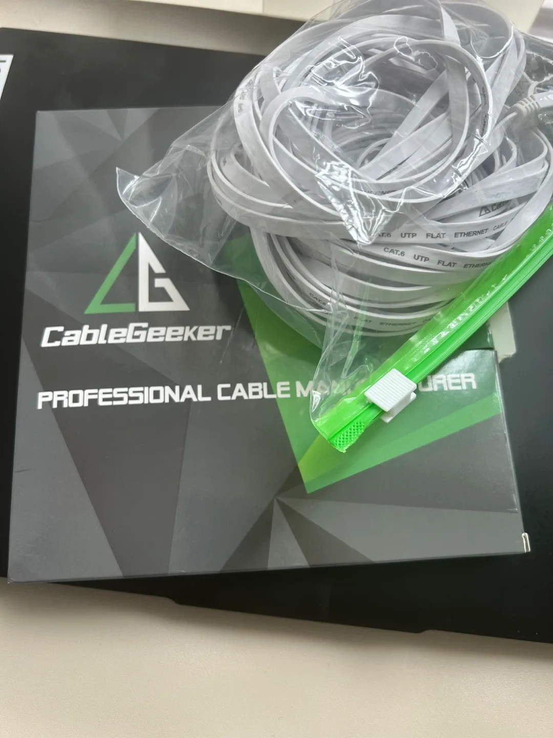 CableGeeker Cat 6 Ethernet Cable 50ft White