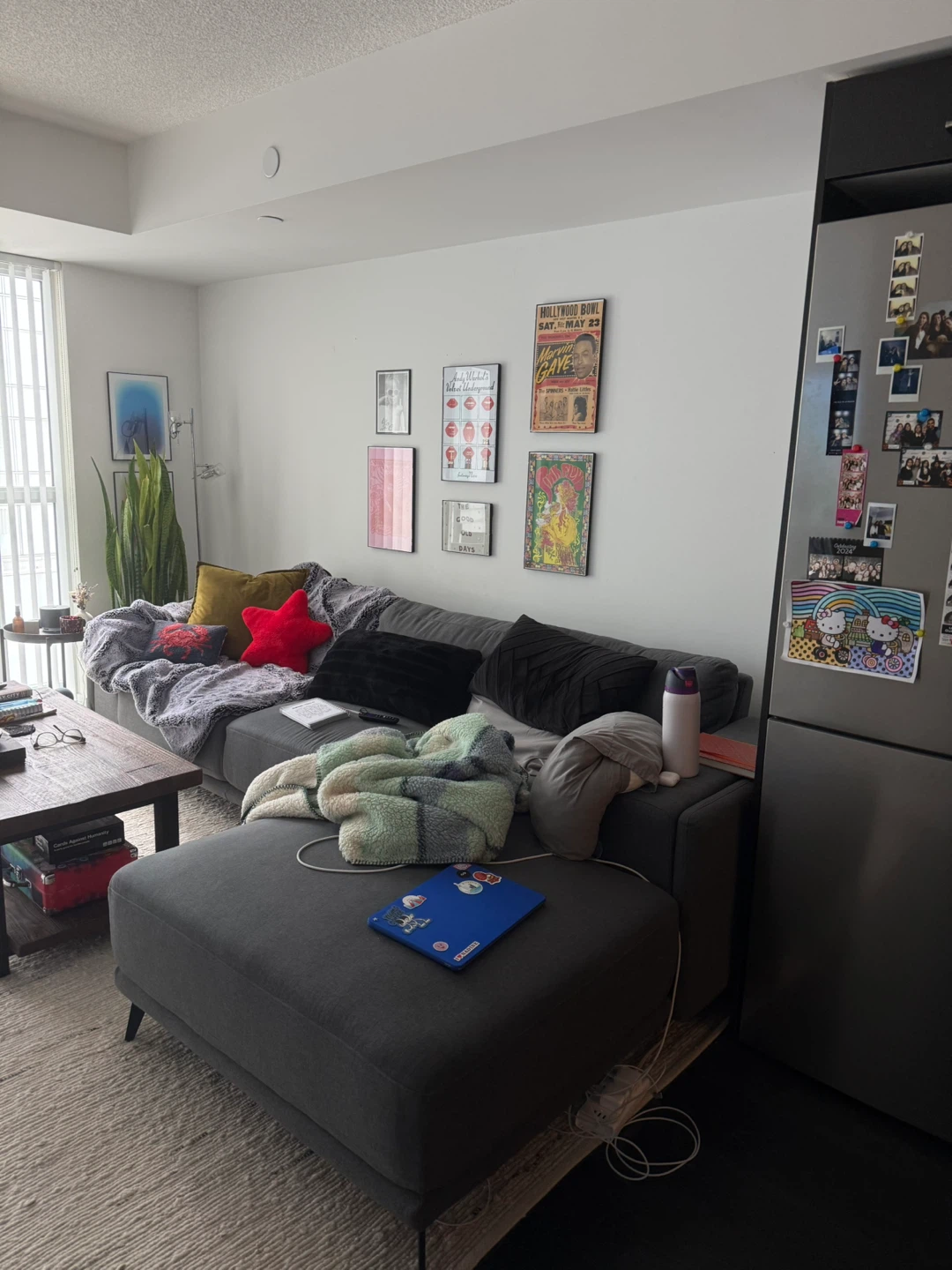 Grey Right Facing Sofa - photo 3