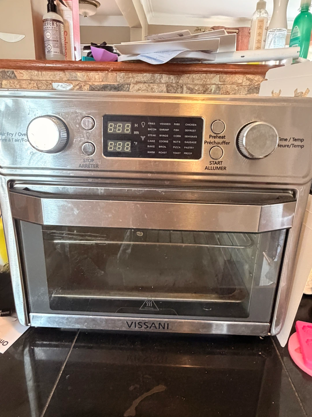 Vissani Stainless Steel Air Fryer Toaster Oven - photo 2