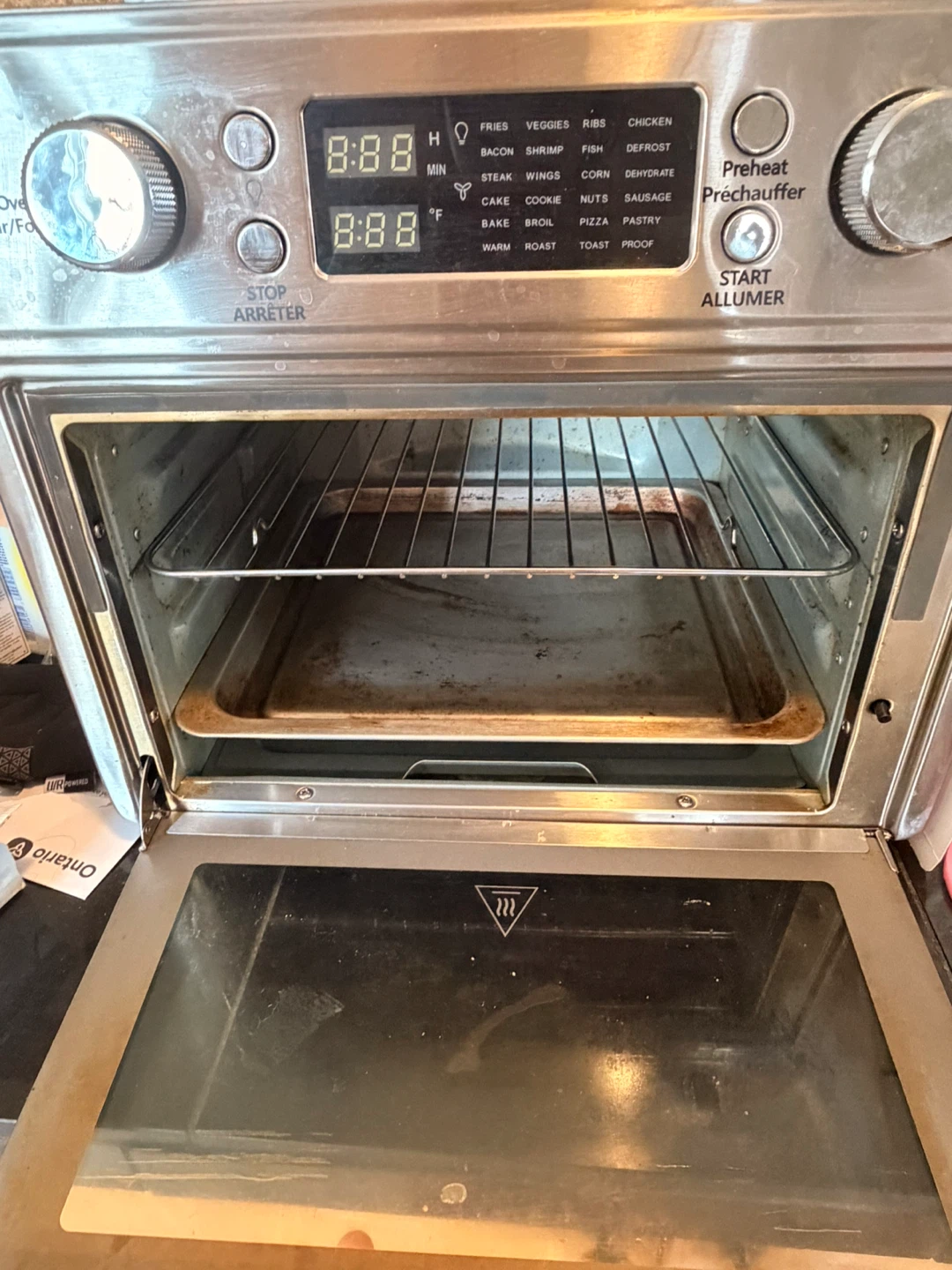 Vissani Stainless Steel Air Fryer Toaster Oven - photo 3