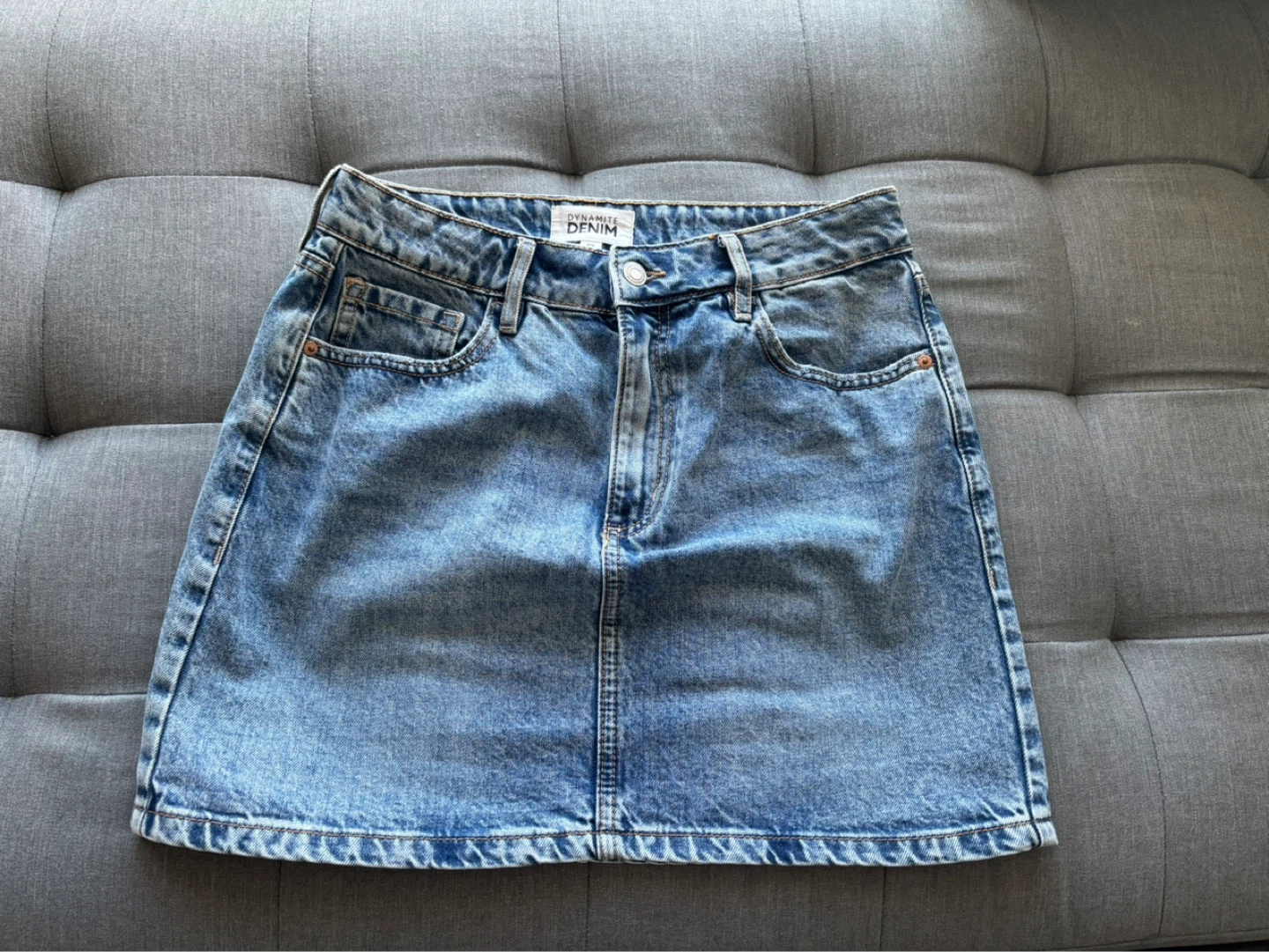 Dynamite Denim A-Line Skirt