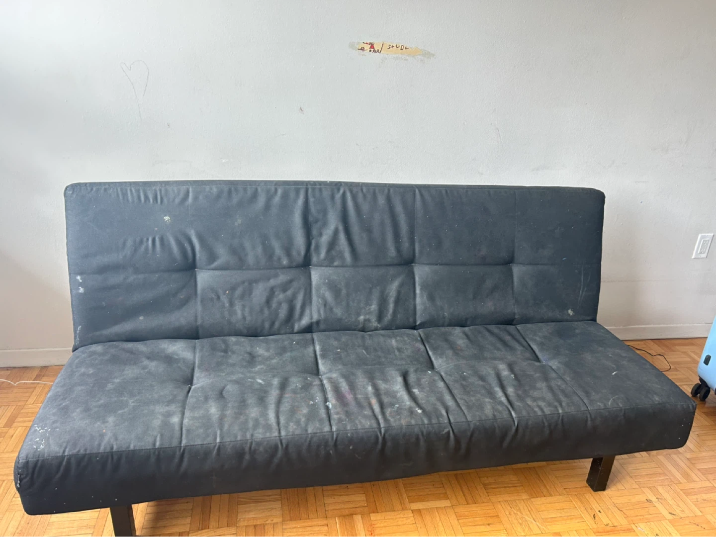 Ikea Black Futon Sofa