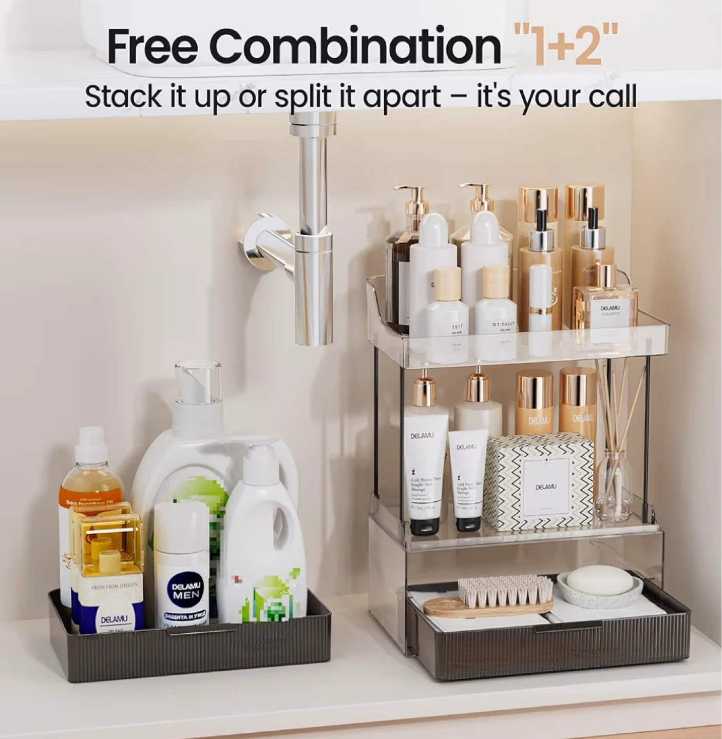 2-Tier 2-Drawer Organizer with Drawers - photo 4