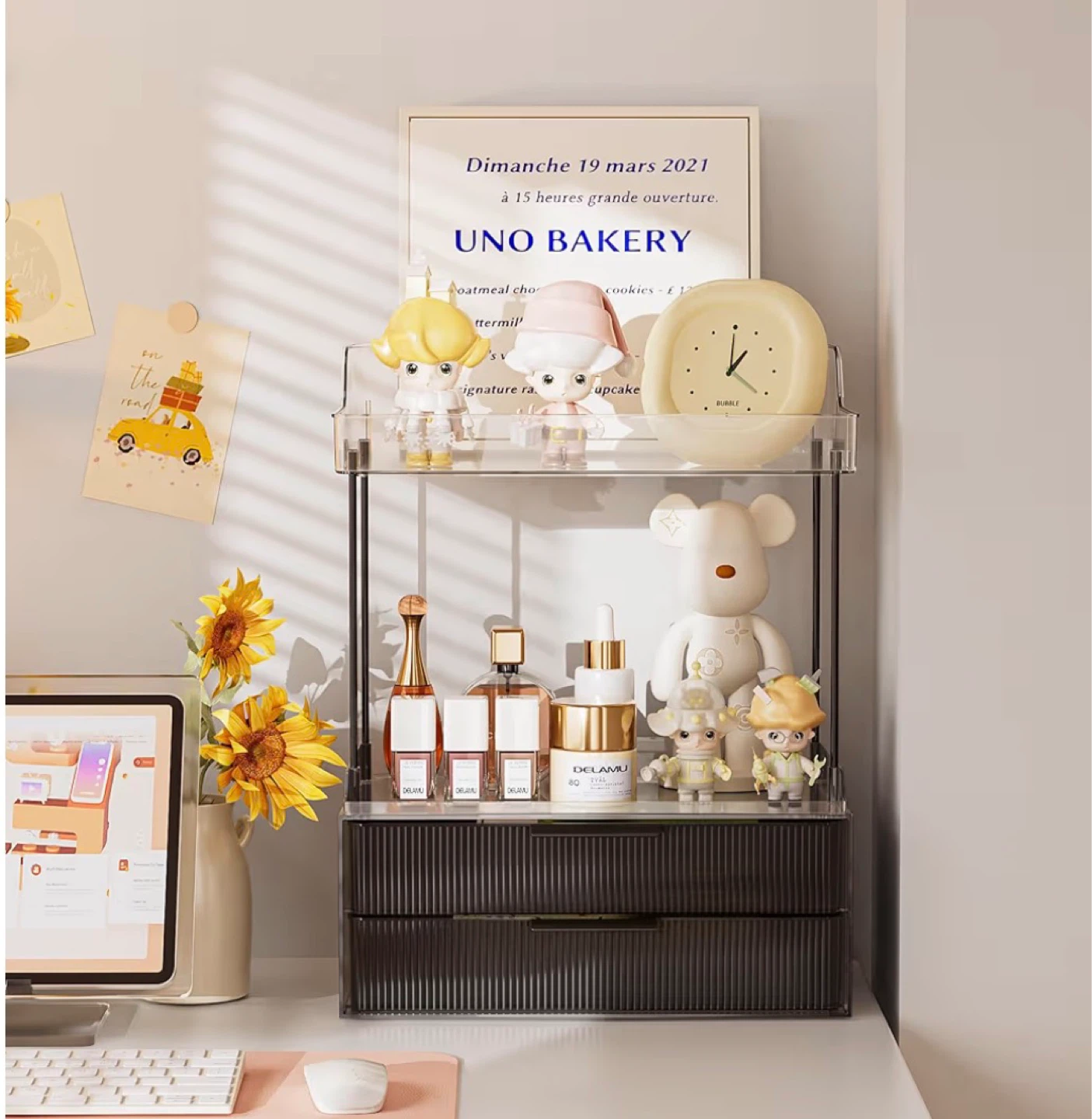 2-Tier 2-Drawer Organizer with Drawers - photo 3
