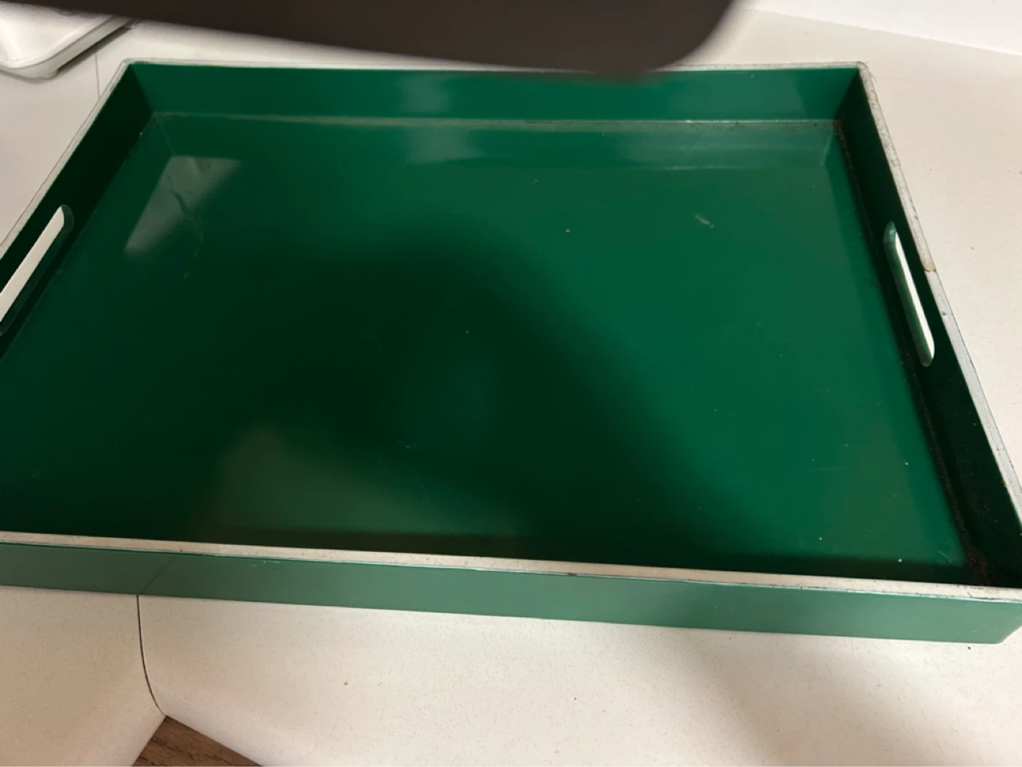 Green Serving Tray
