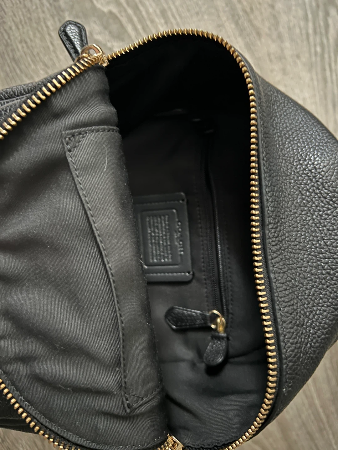 Coach Black Leather Mini Backpack - photo 3