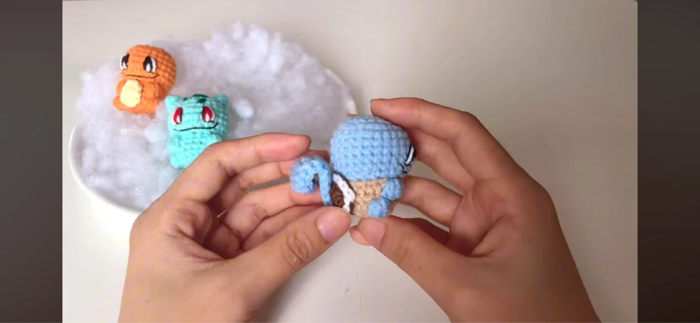 Handmade  Squirtle Crochet Pokémon - photo 2