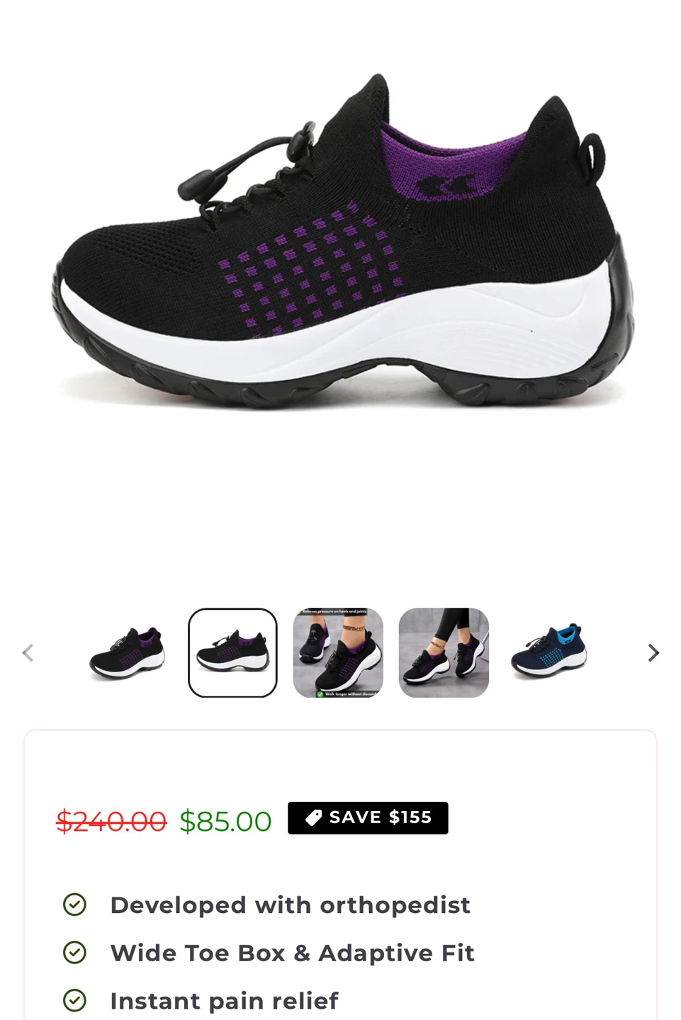 NEW ortho women's walking shoes