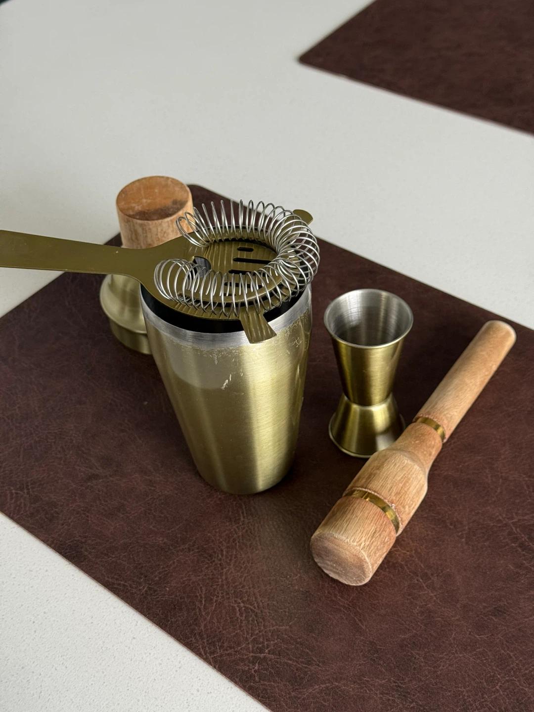 Cocktail Shaker Set - 5 Piece Bar Tool Kit - photo 5