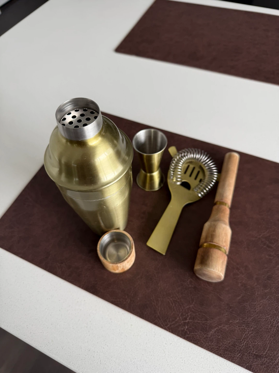 Cocktail Shaker Set - 5 Piece Bar Tool Kit