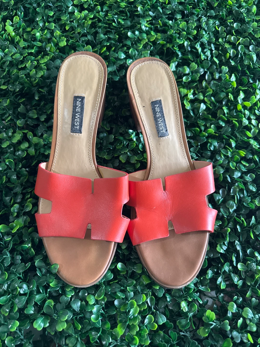 Nine West Women's Coral Leather Slide Sandals - photo 2