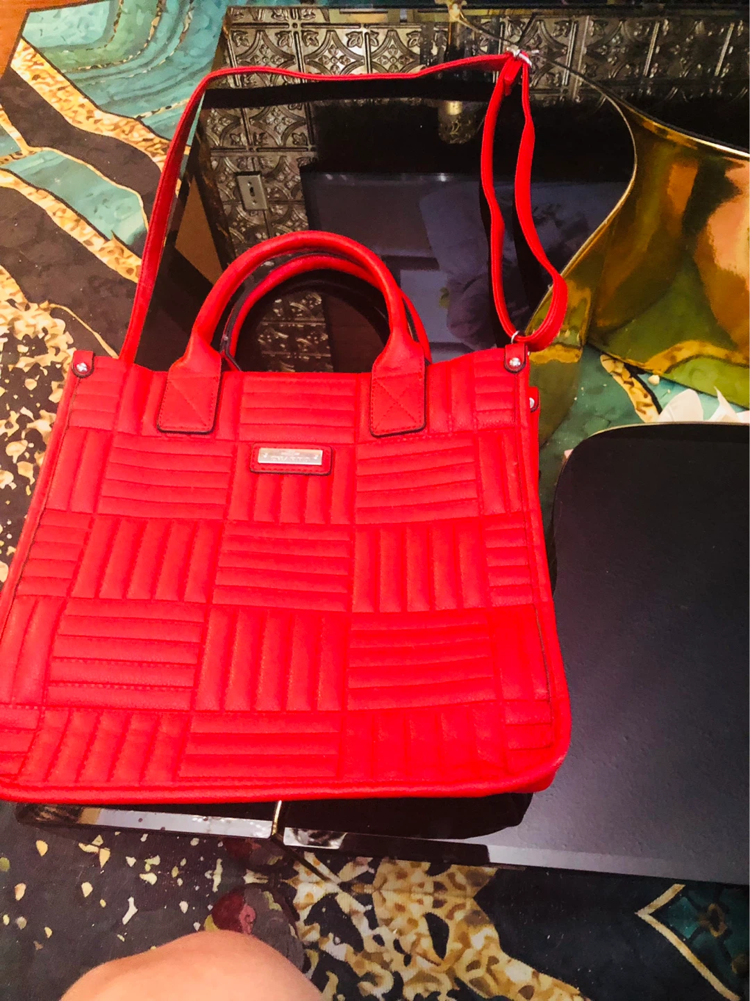 Red Charro Tote Bag made in Italy