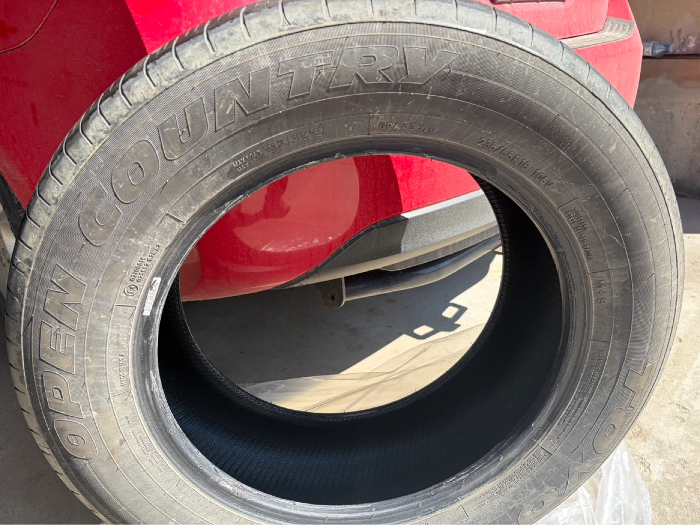 Toyota Hylander- 4 Open Country Tire 235/65R18 - photo 2