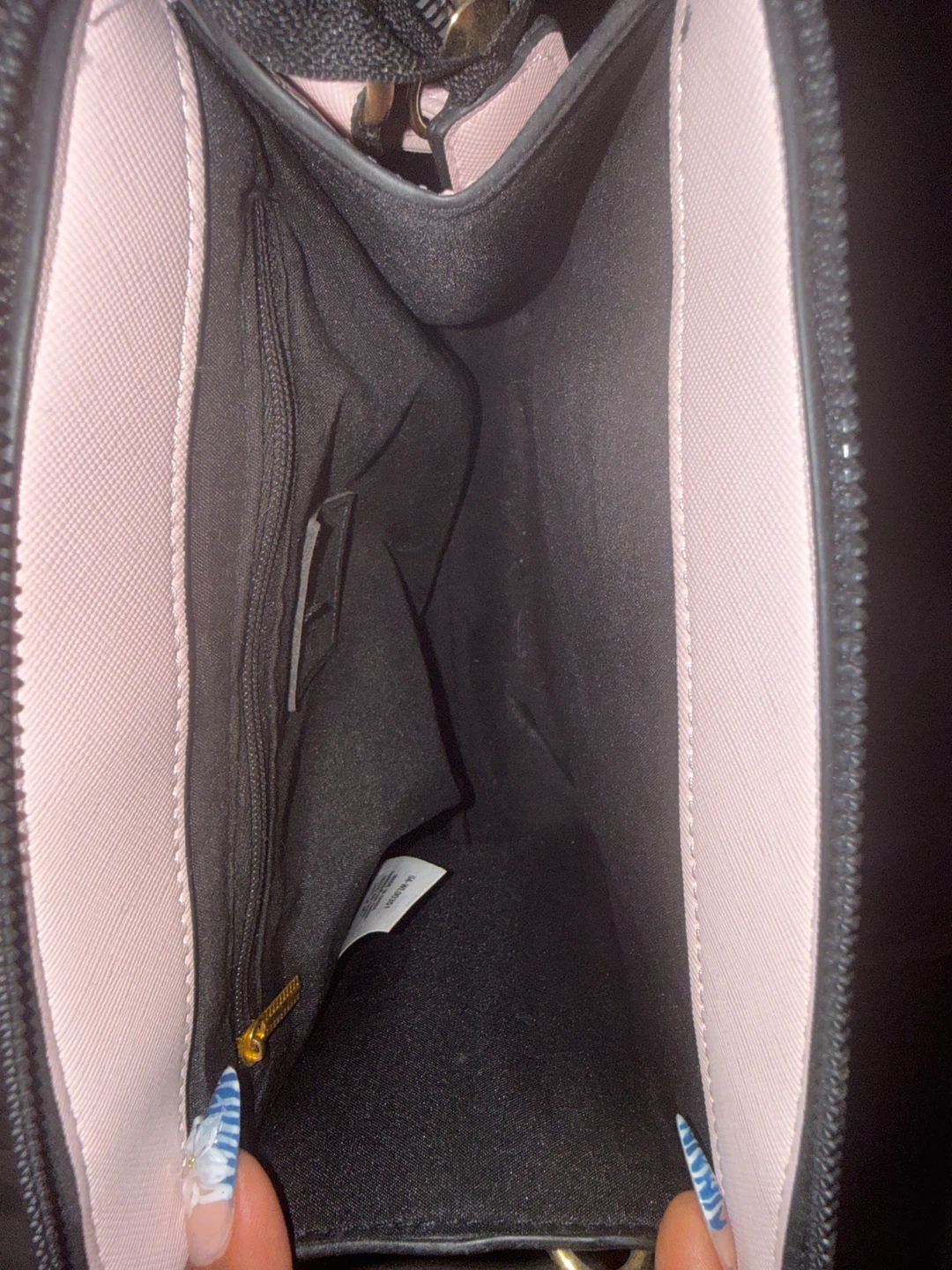 Pink Structured Handbag with Shoulder Strap - photo 3