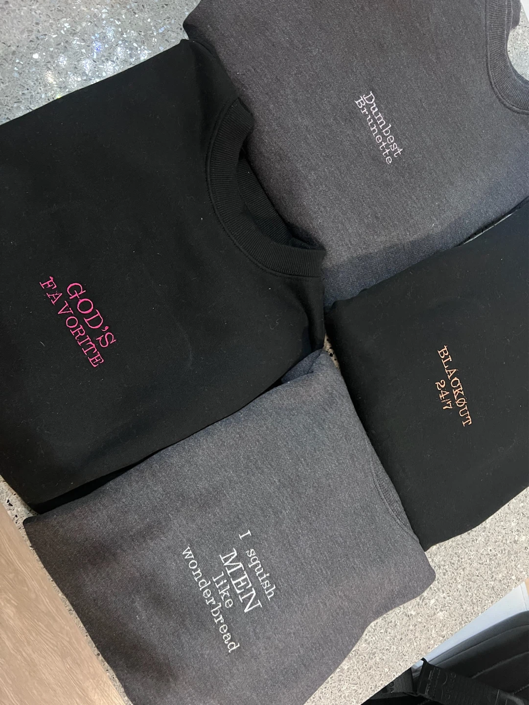 Graphic sweatshirts