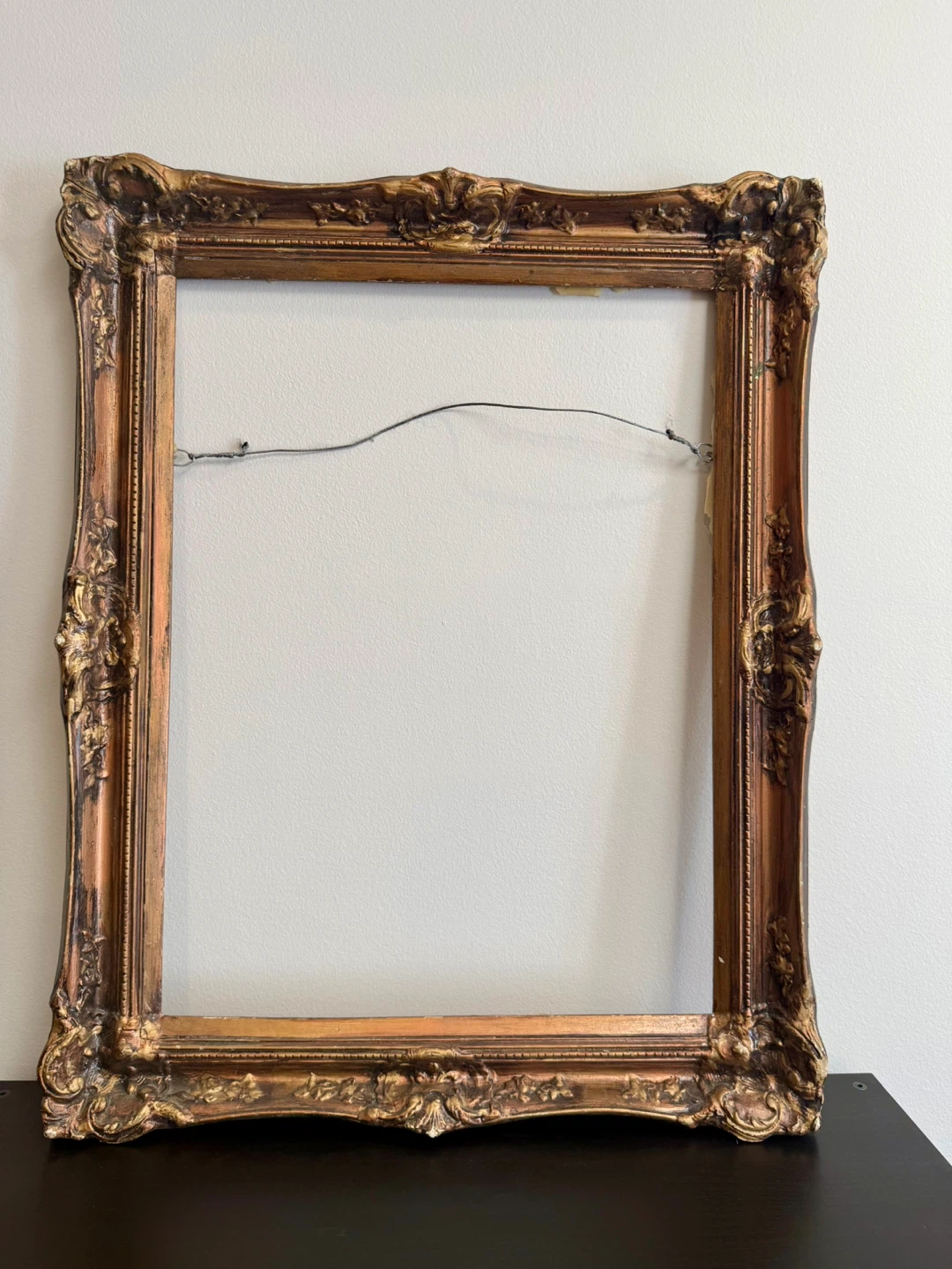 Antique Ornate Large Wooden Frame 18”x24” - photo 2