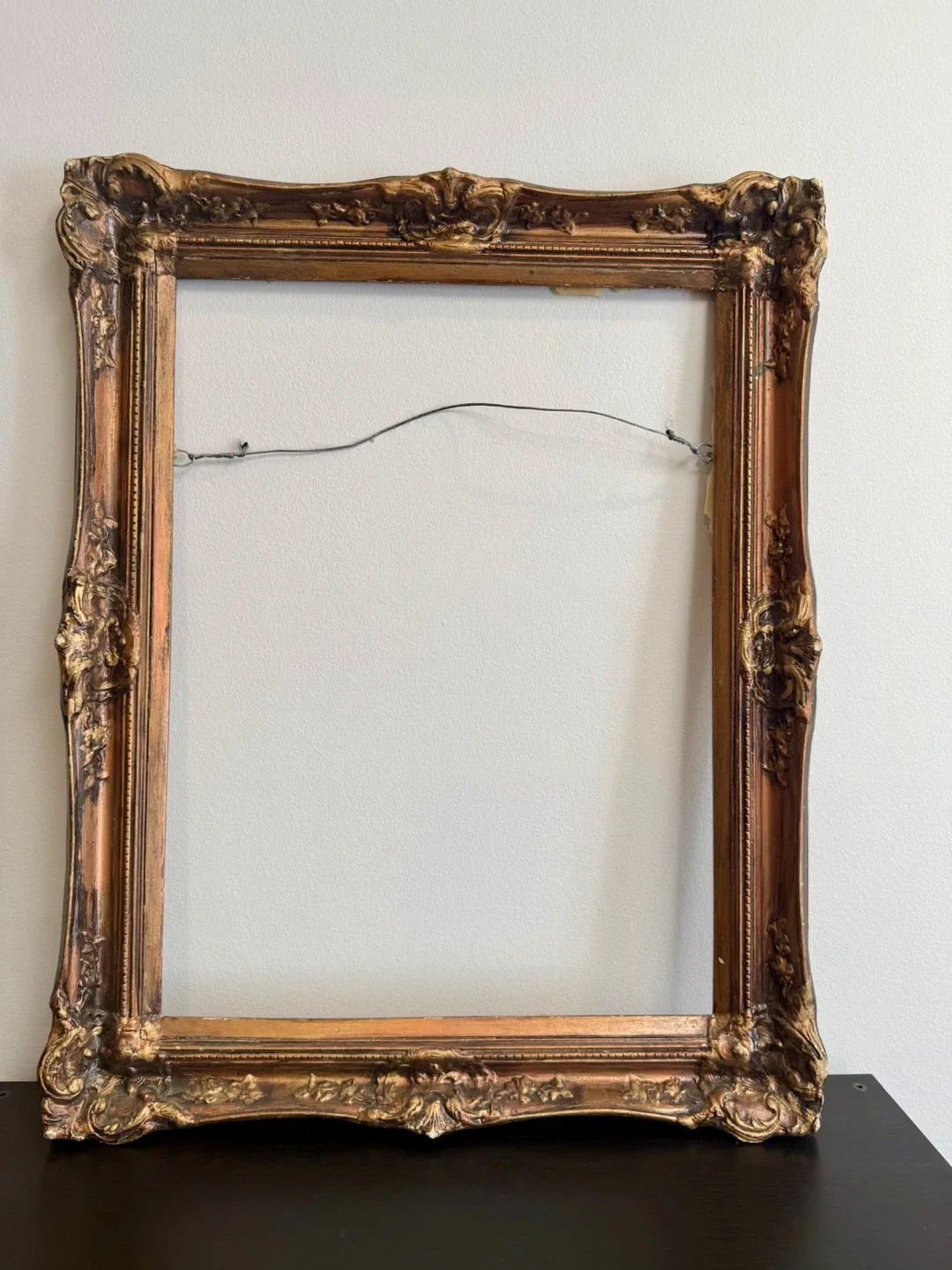 Antique Ornate Large Wooden Frame 18”x24” - photo 2
