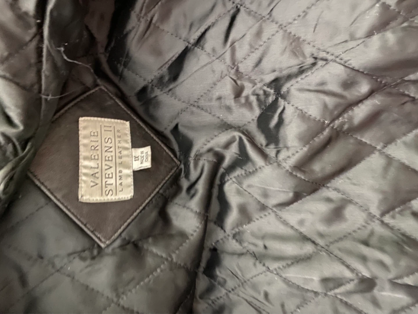 Valerie Stevens II Black Lamb Leather Hooded Jacket - Size 1X - photo 5