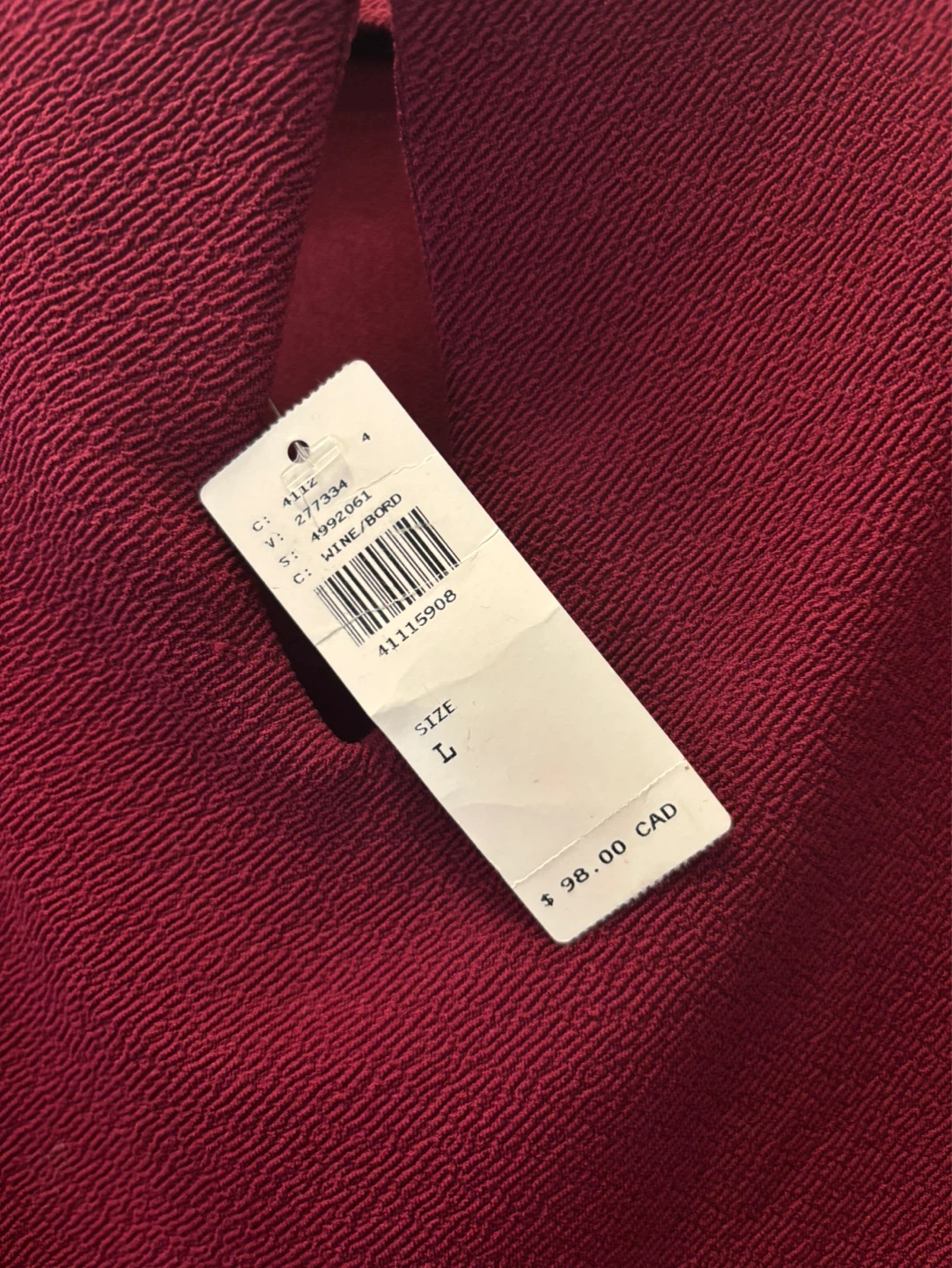 Anthropology Eri + Ali Women's Red Bell Sleeve Top Size L - photo 3