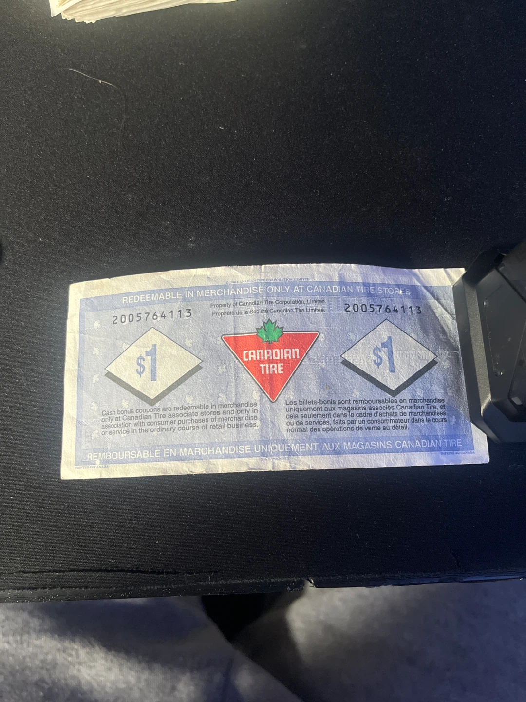 Canadian  tire money - photo 4
