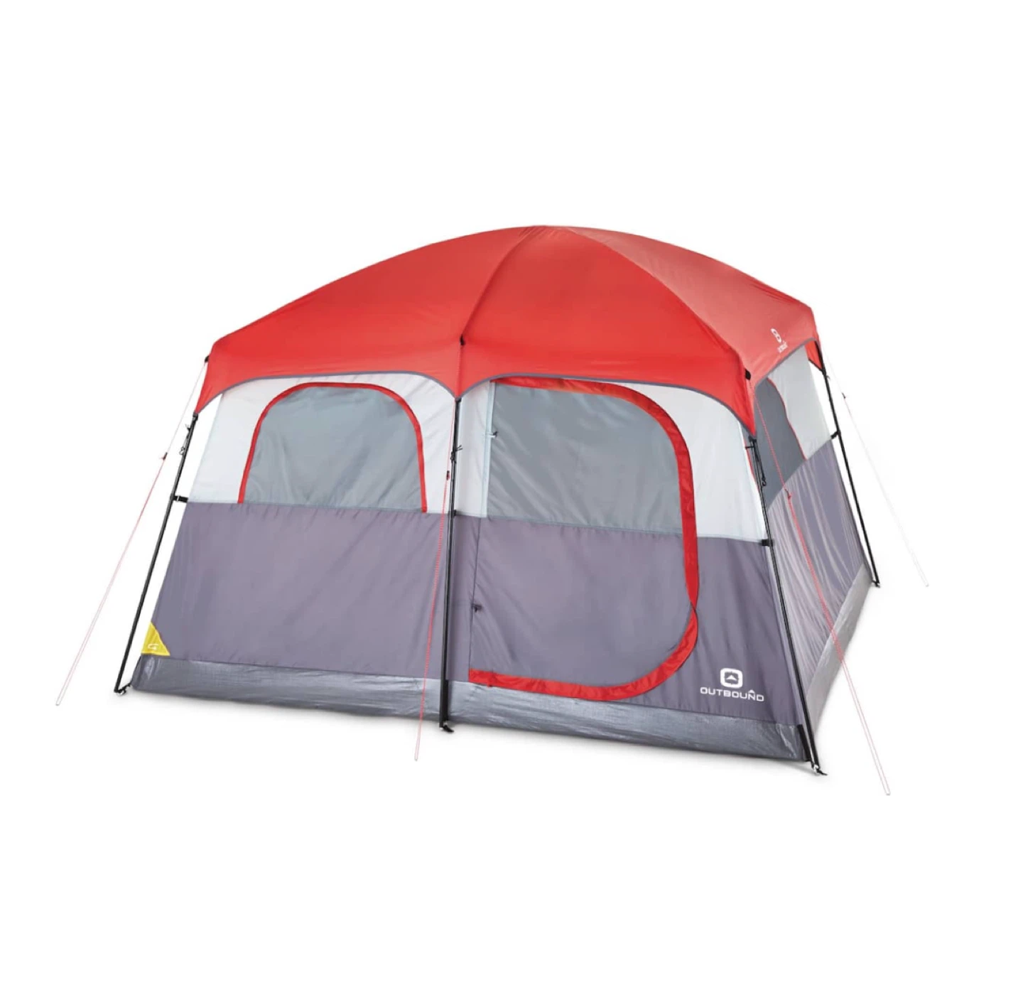 Outbound 6-Person Camping Cabin Tent with Rain Fly & Carry Bag