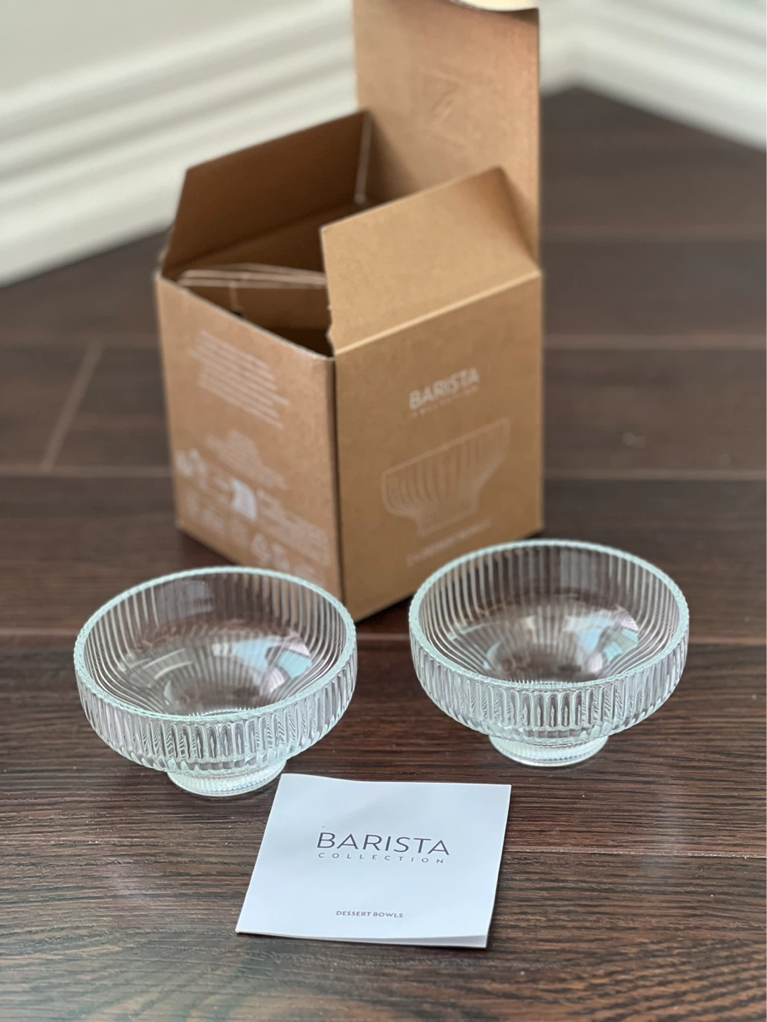 Nespresso affogato desert bowls