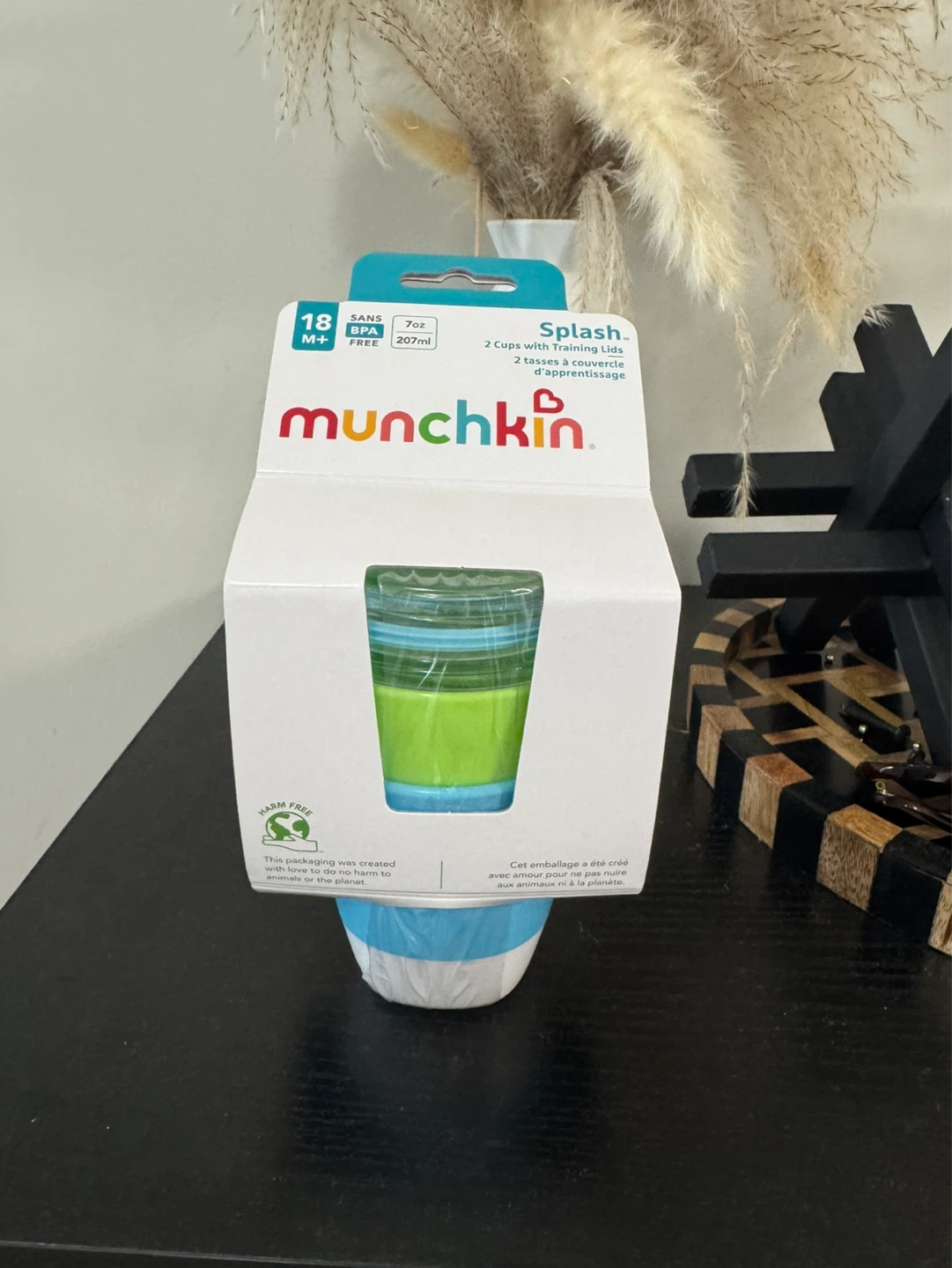 Munchkin Splash 2 Cups with Training Lids