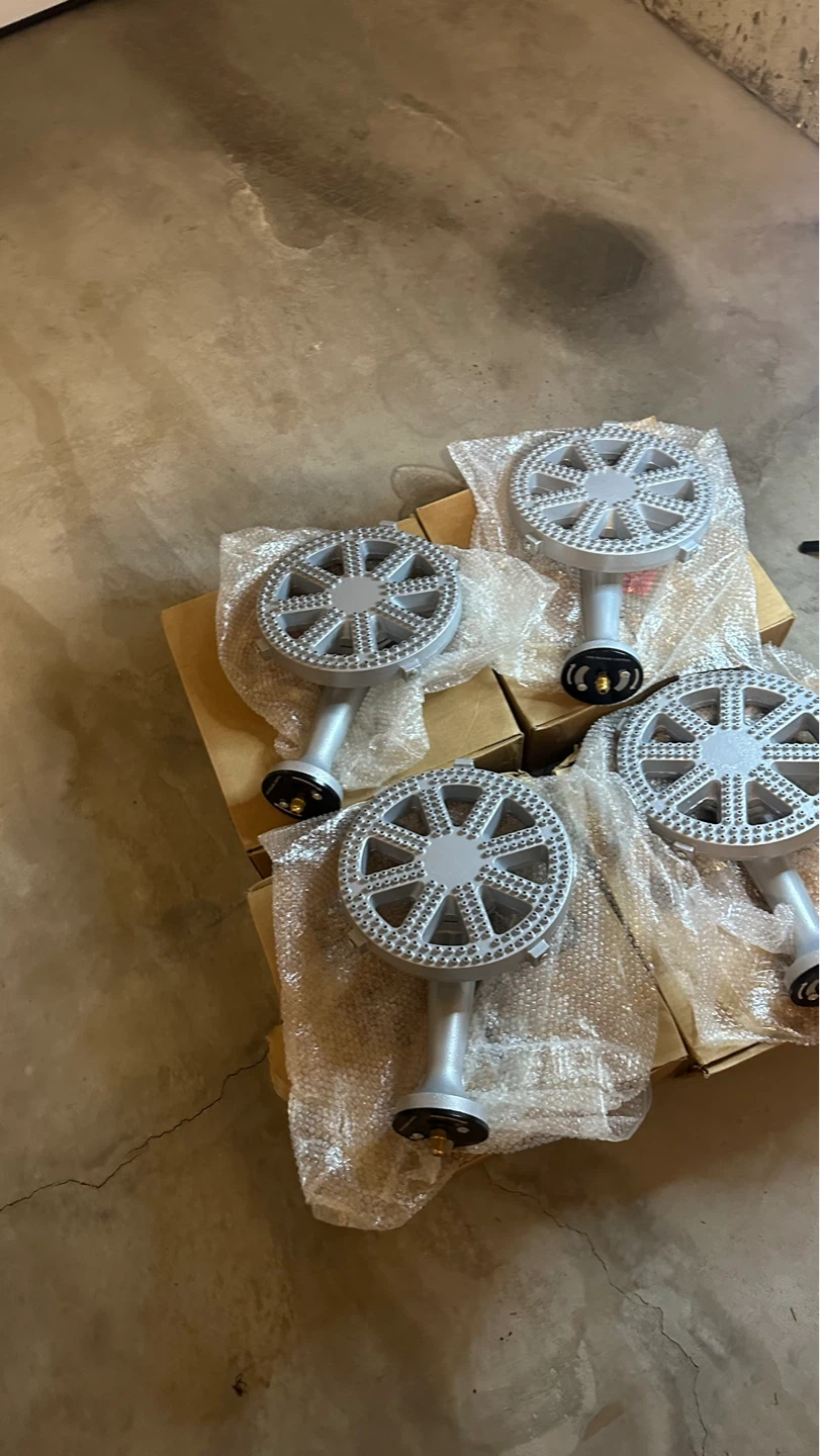 4 Cast Iron Stove Burners - photo 2