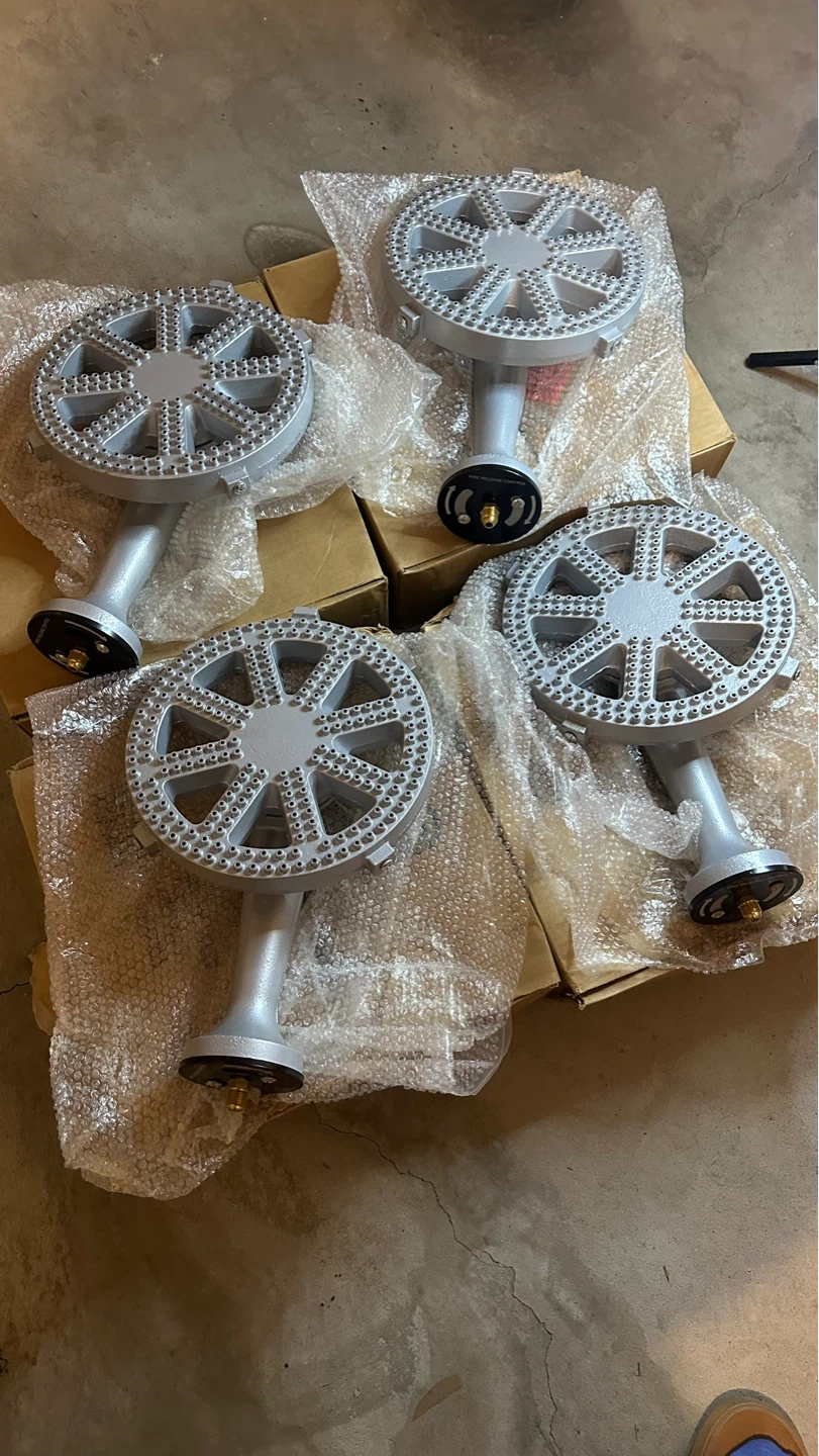 4 Cast Iron Stove Burners