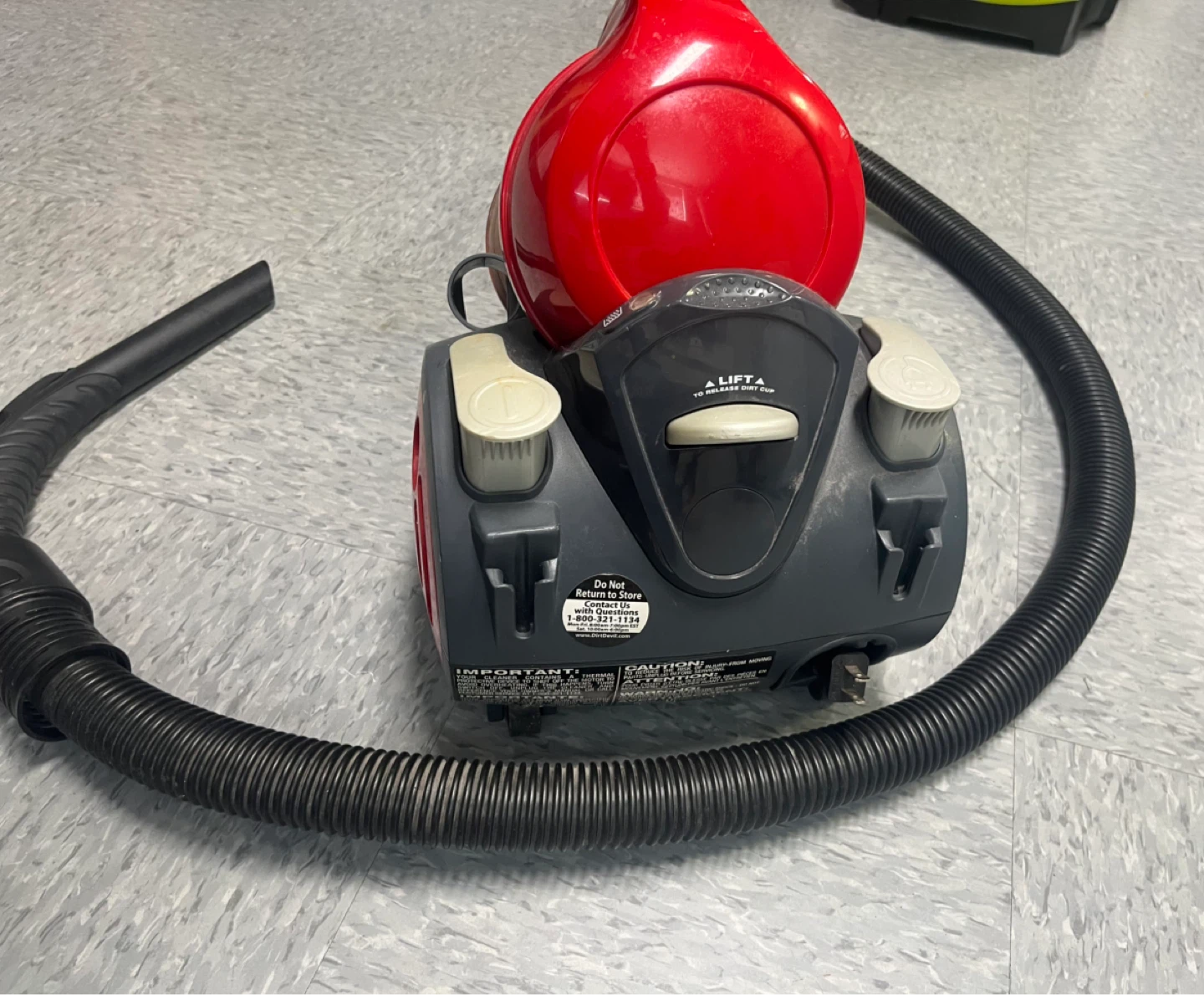 Dirt Devil Power Reach Turbo Compact Vacuum - photo 3