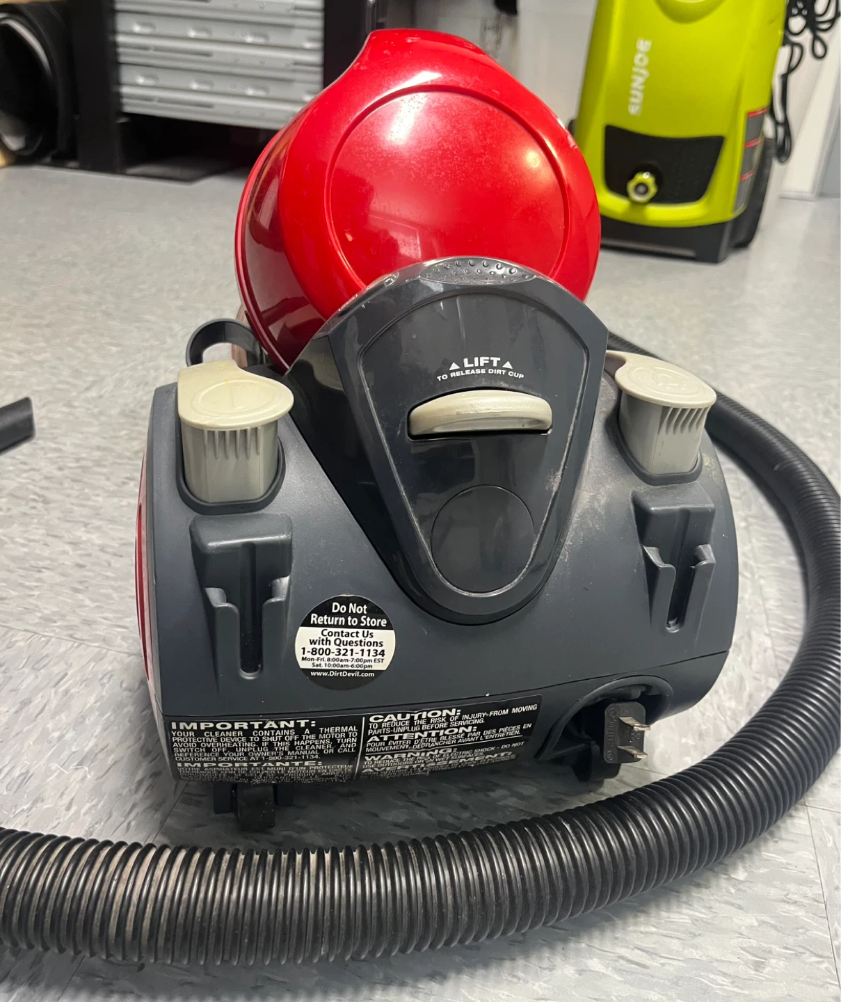 Dirt Devil Power Reach Turbo Compact Vacuum - photo 4