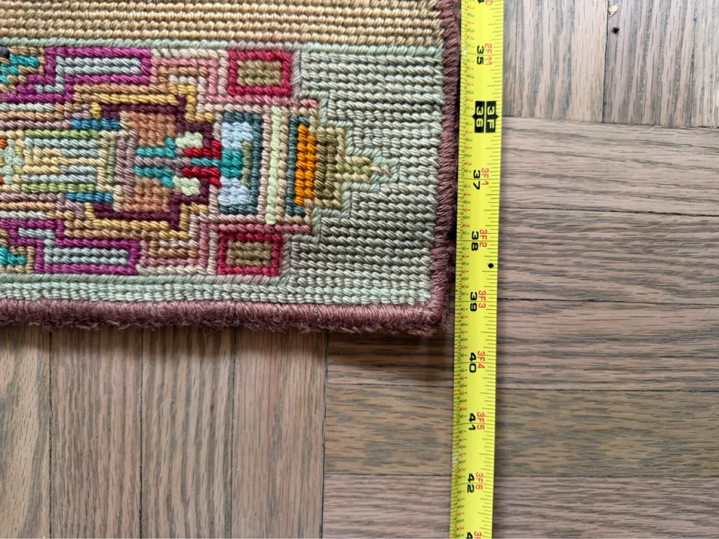 Handmade Brazilian Needlepoint Tapestry or Rug - photo 2