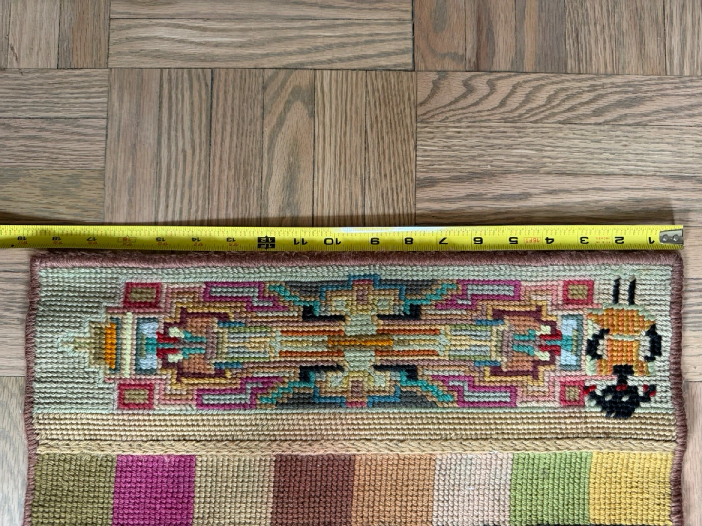 Handmade Brazilian Needlepoint Tapestry or Rug - photo 3