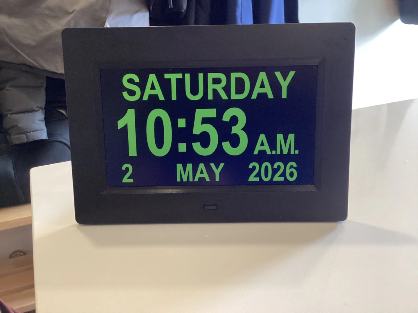 7" Digital Calendar Day Clock YFY-S702 - photo 3