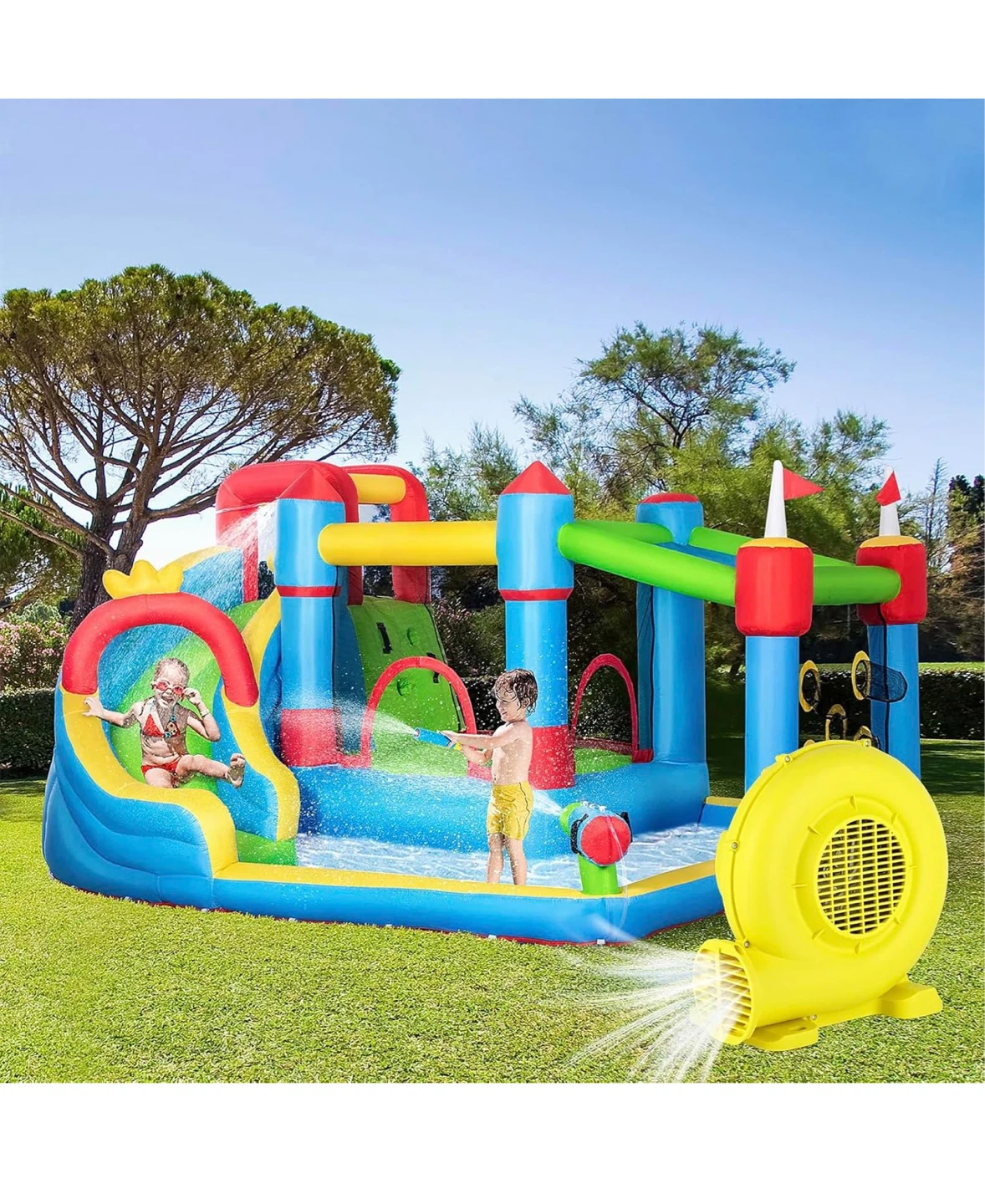 750W Inflatable Bounce House Air Blower Fan Pump B75 - photo 2
